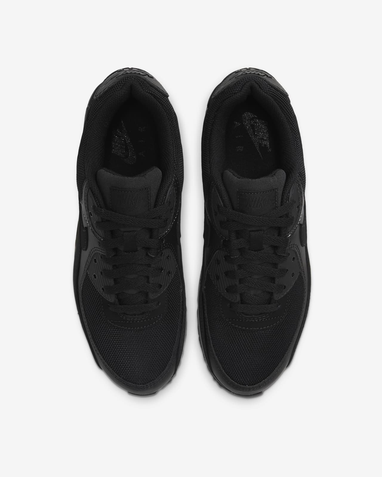nike air max black running shoes