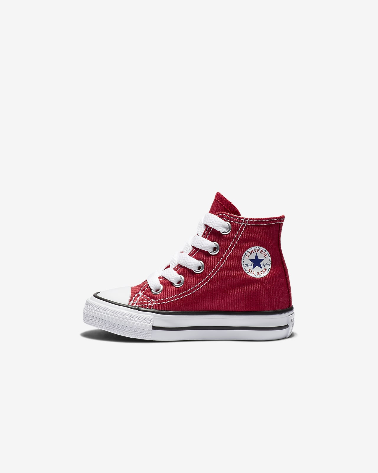 red infant converse shoes