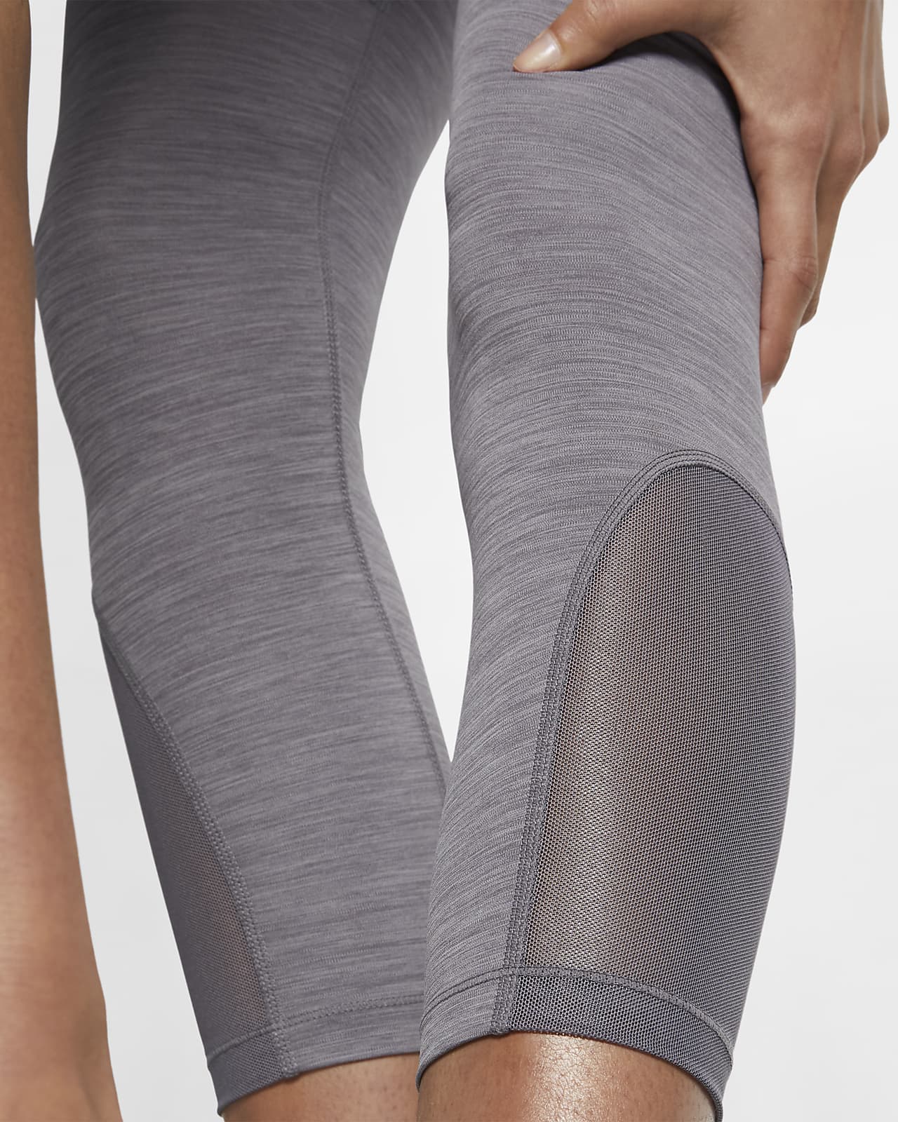nike pro women's tights grey