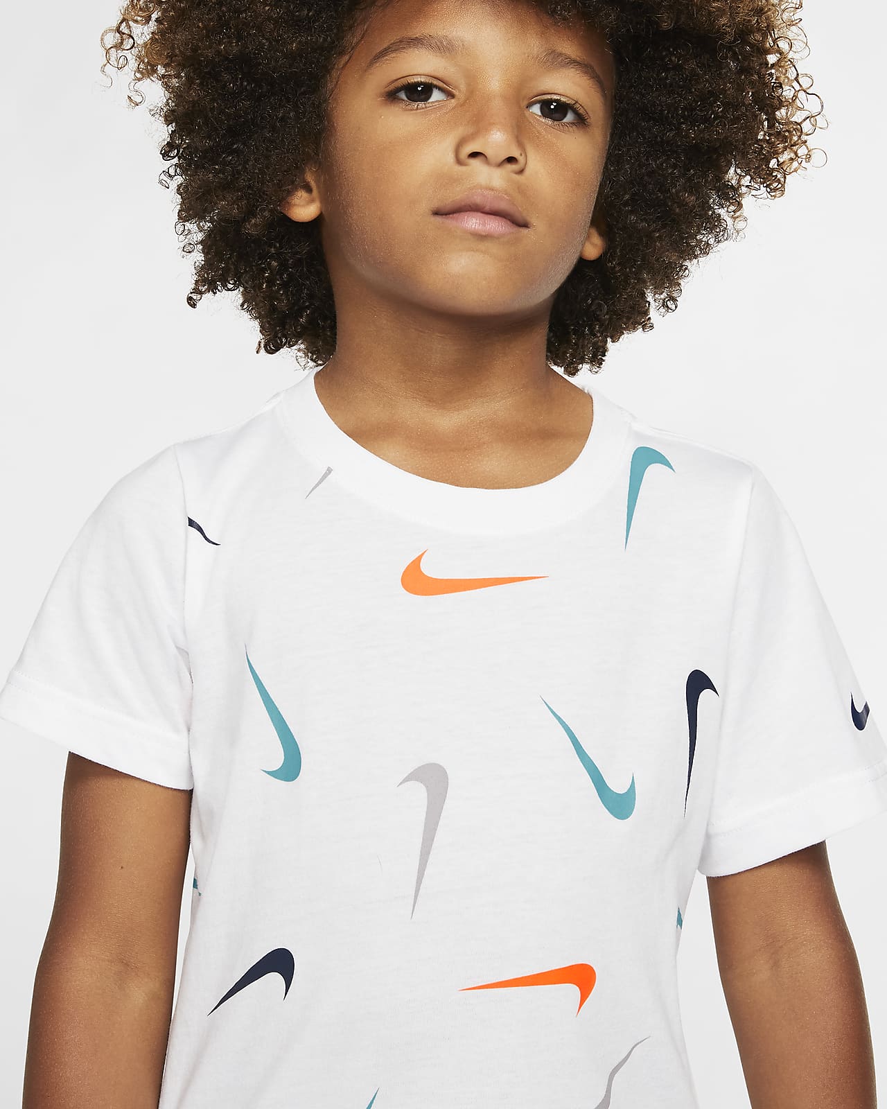 nike t shirt bambino arancione