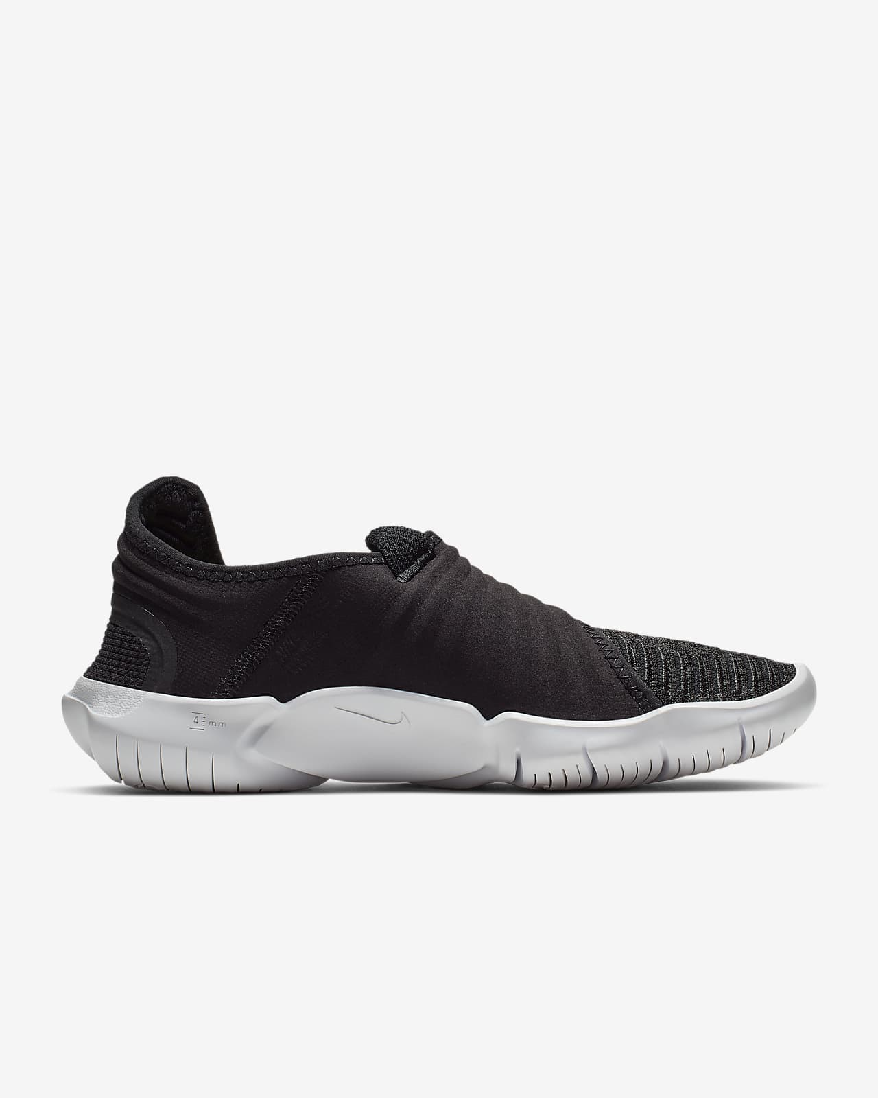 nike free flyknit black and white womens