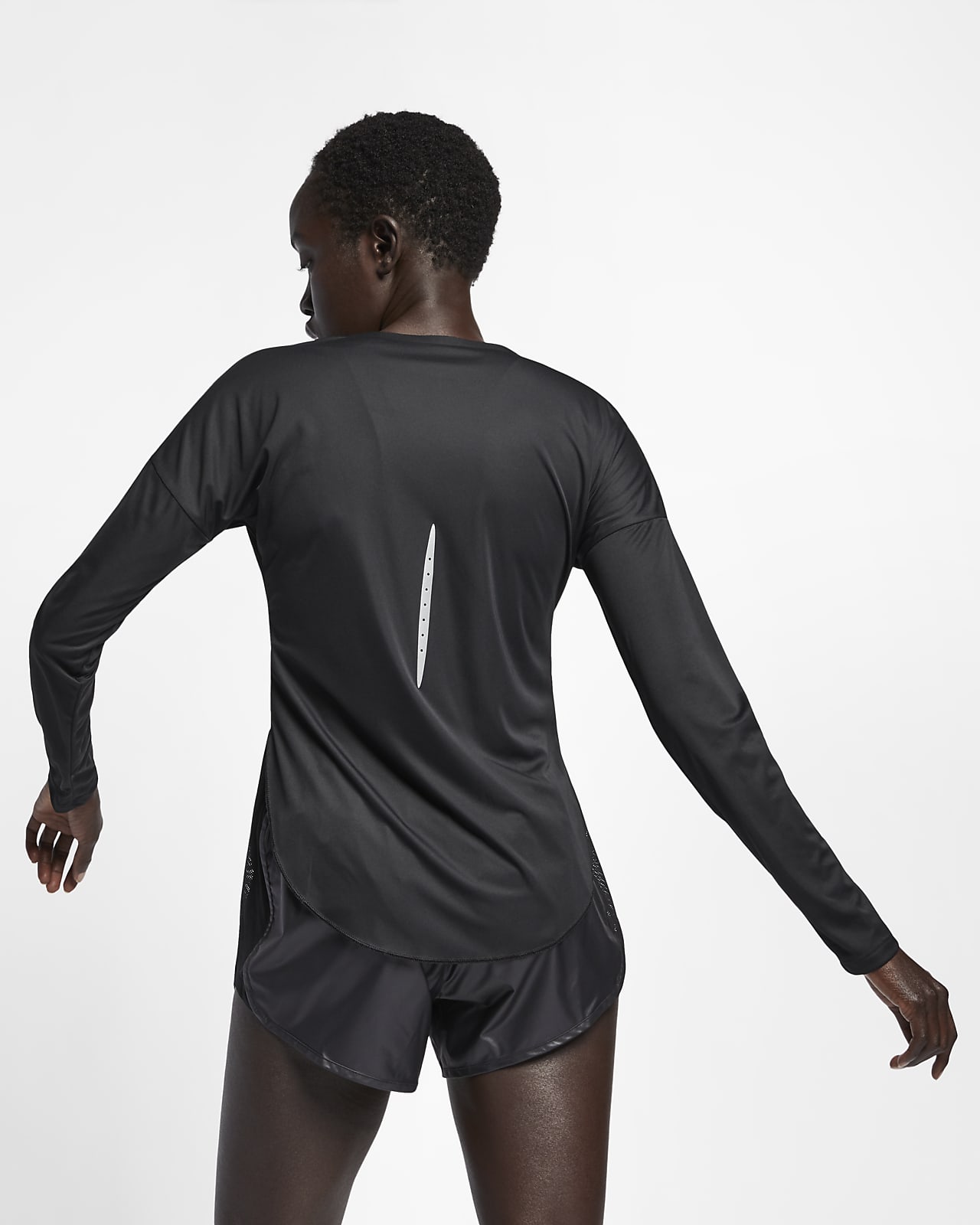 nike city sleek long sleeve running top