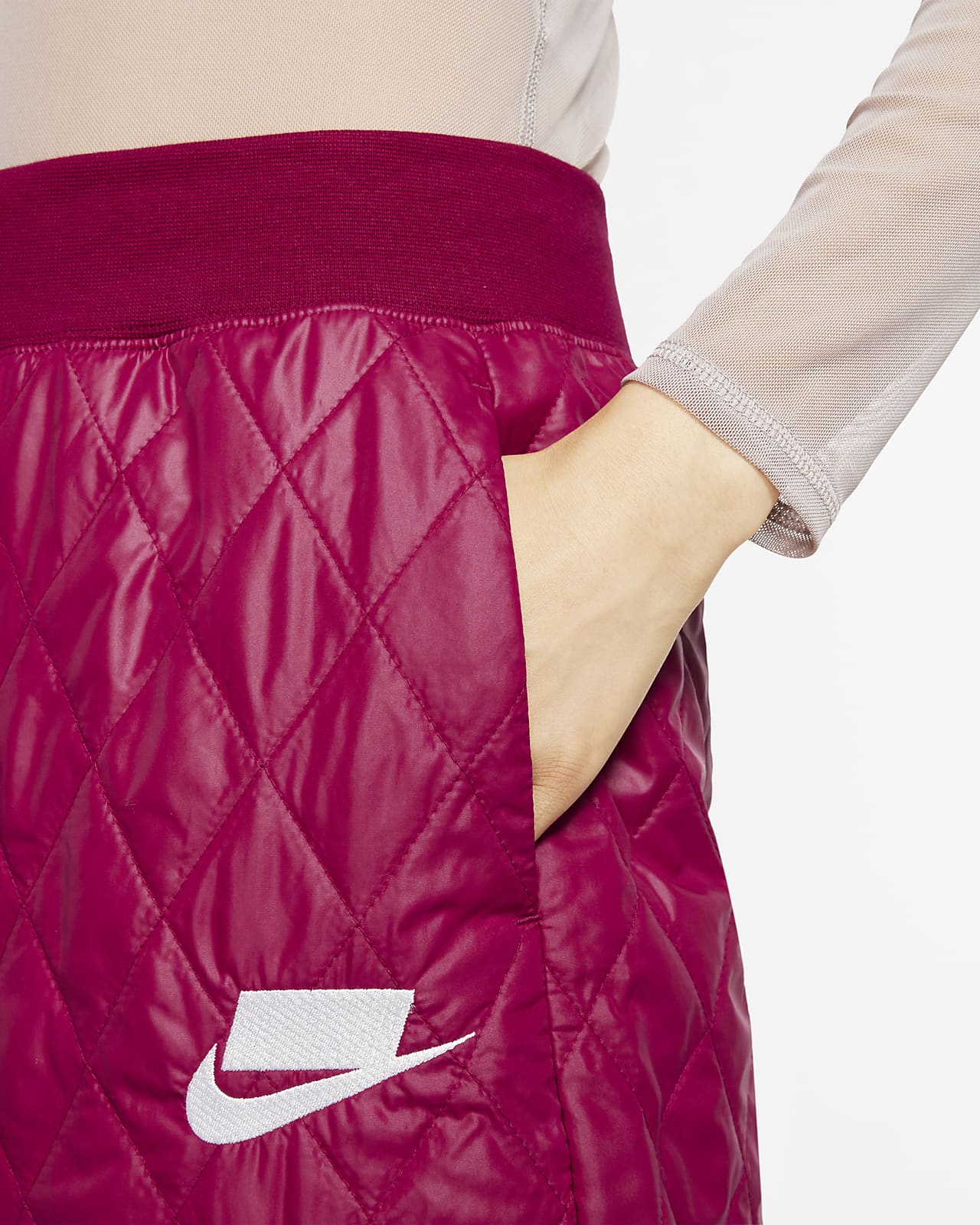 nike quilted pants