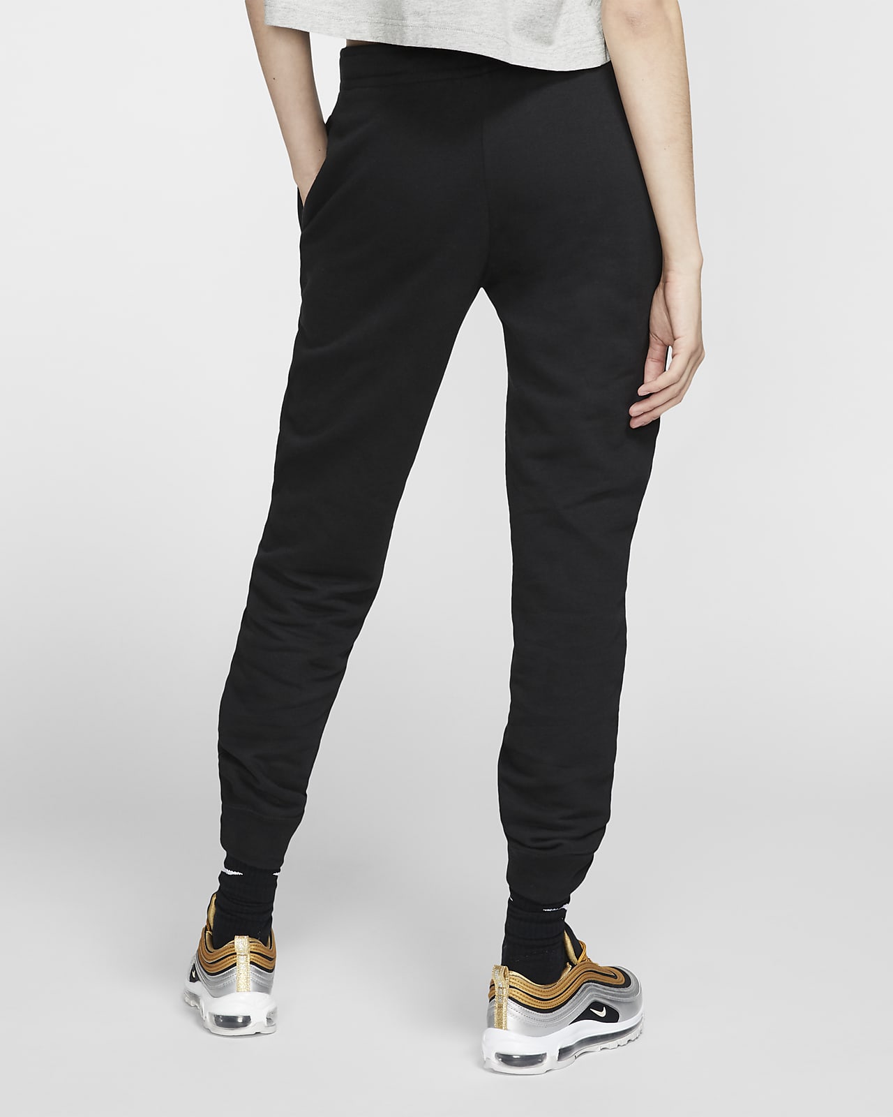 nike womens sportswear essential fleece jogger pants