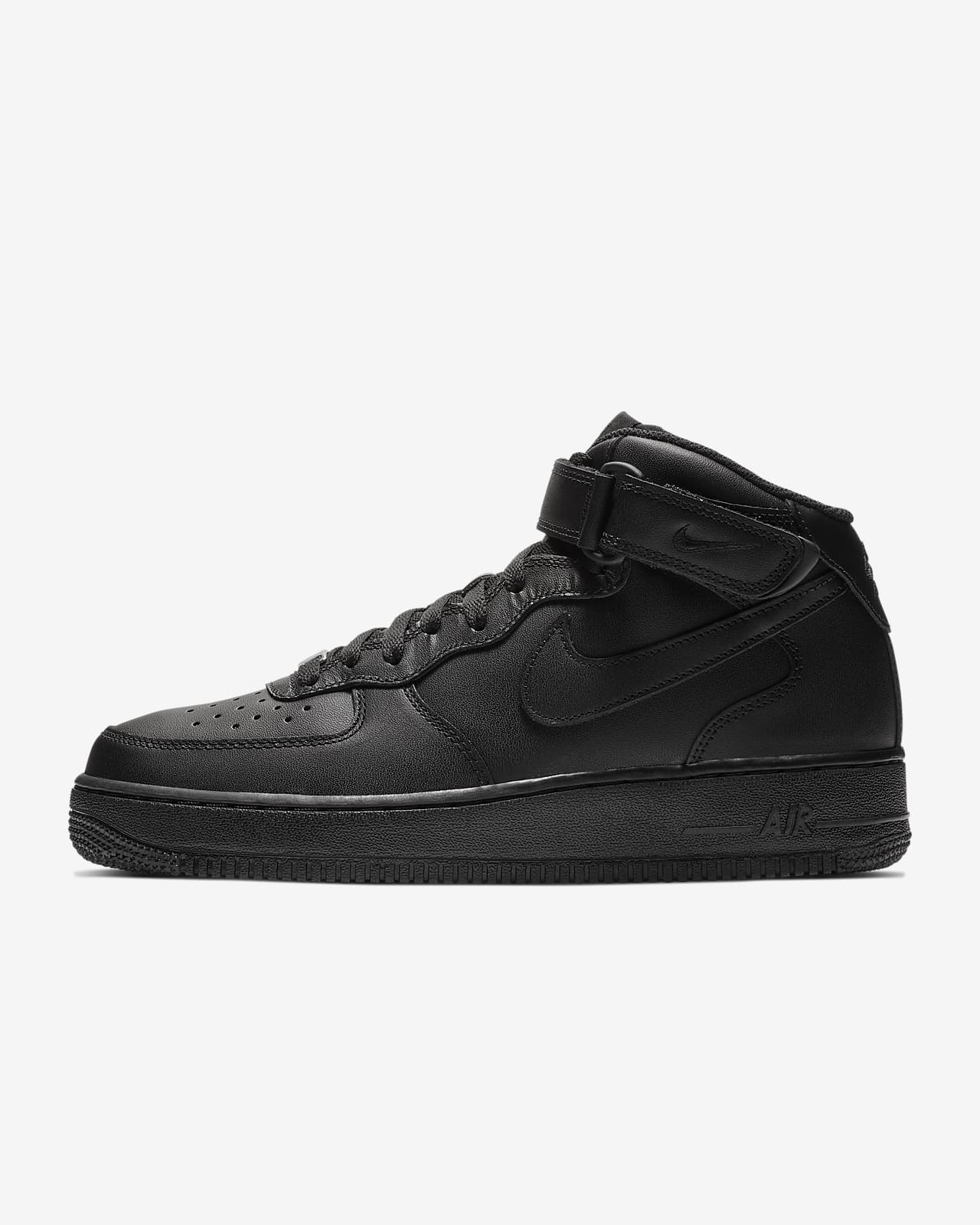 nike air force suela negra