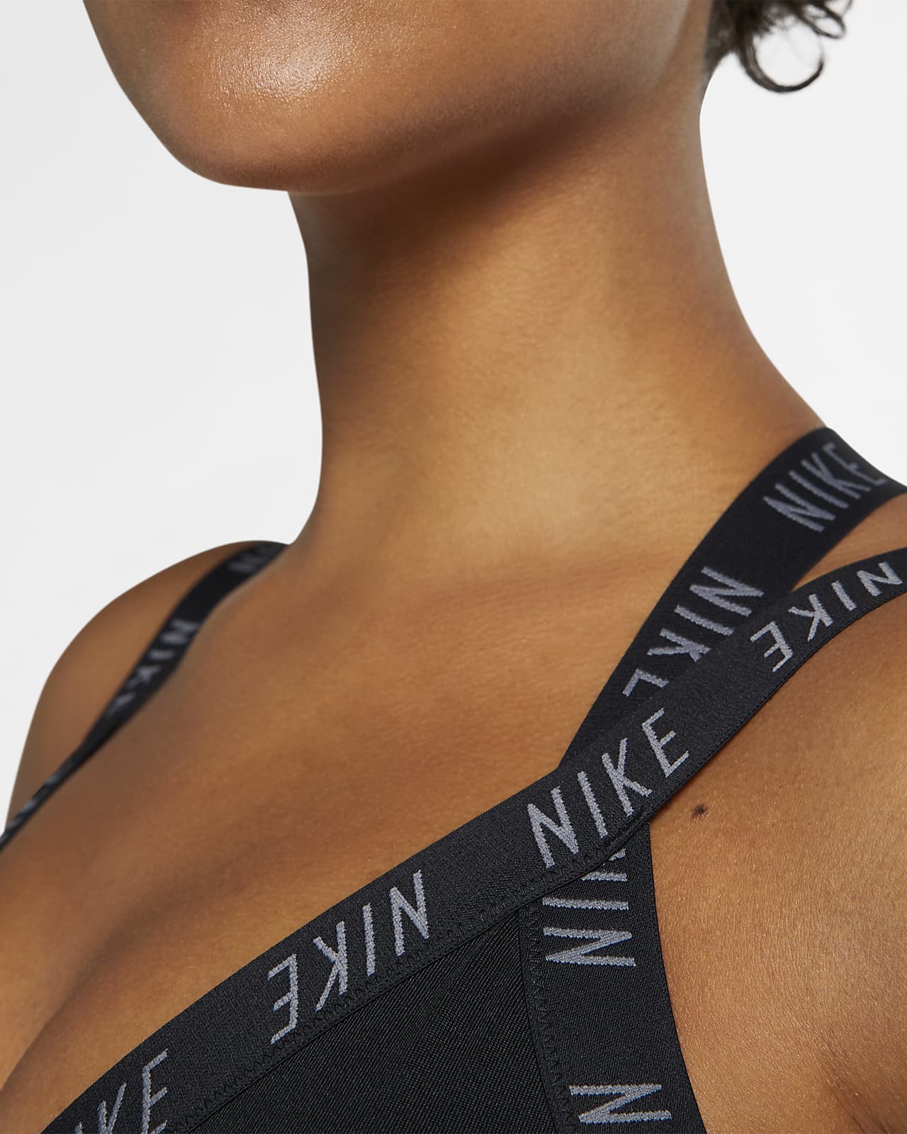 nike performance indy logo bra