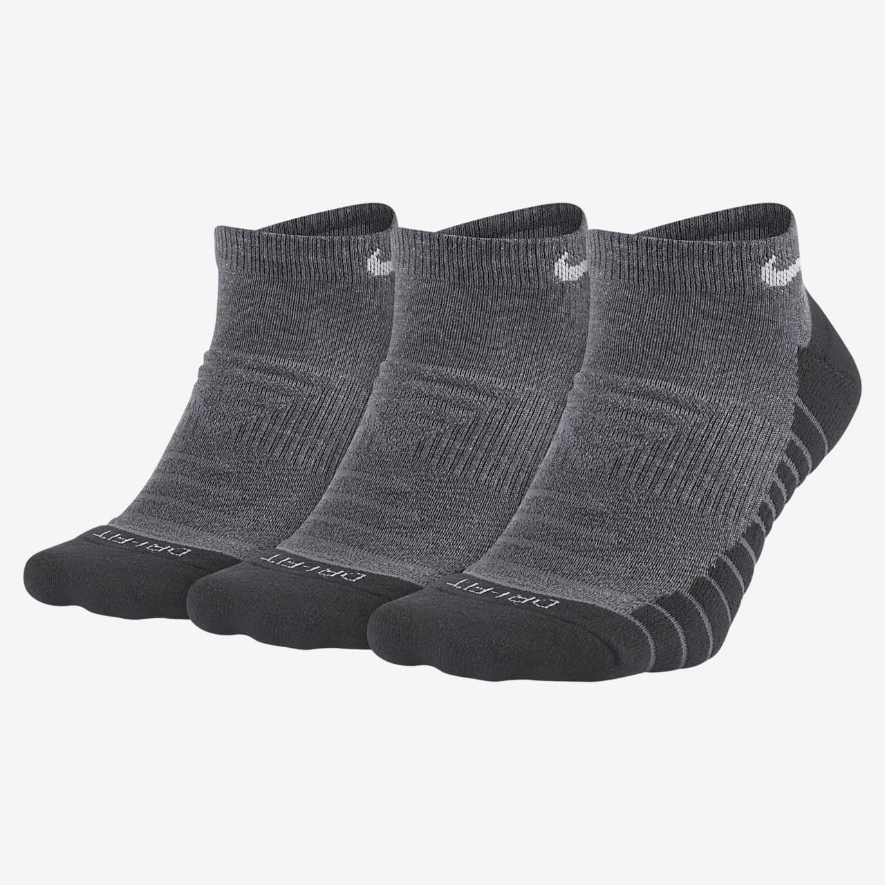 Nike Everyday Max Cushioned Training No-Show Socks (3 Pairs). Nike.com