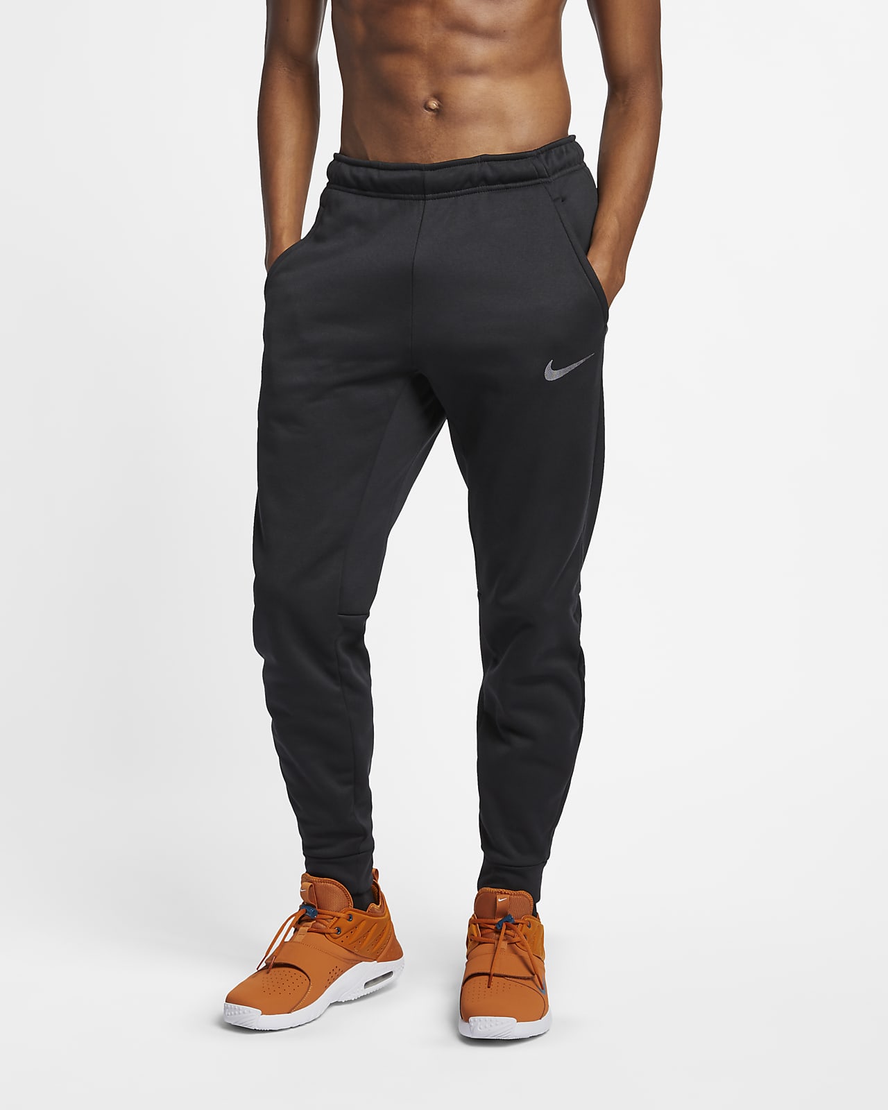 nike training jogger pants in black