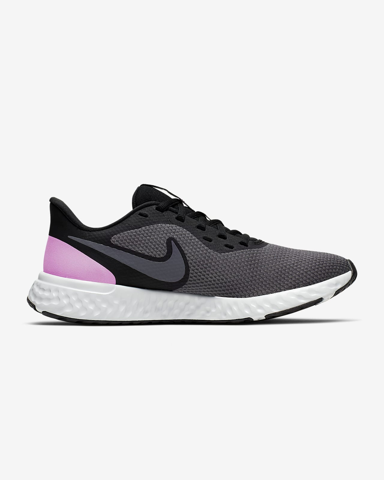 Nike Revolution 5 Black/Pink Women's Running Shoes, Size: 6