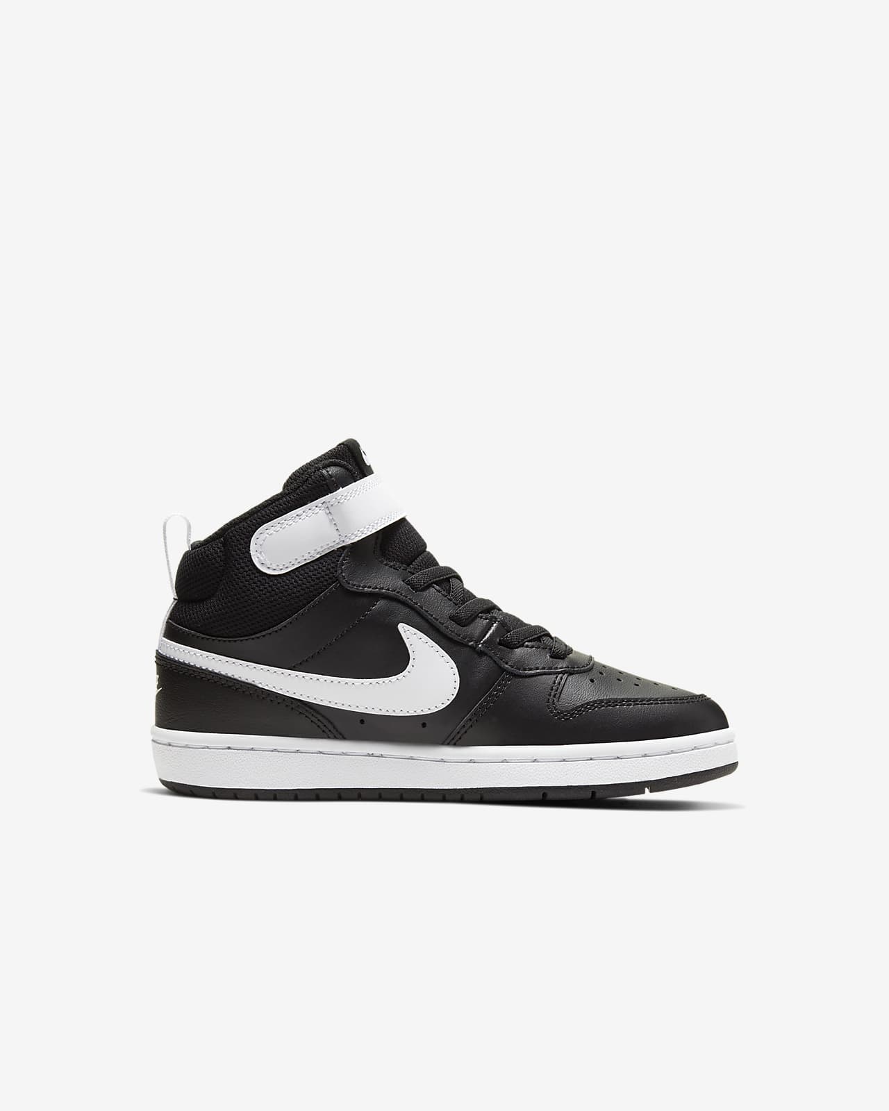 nike court borough mid schwarz