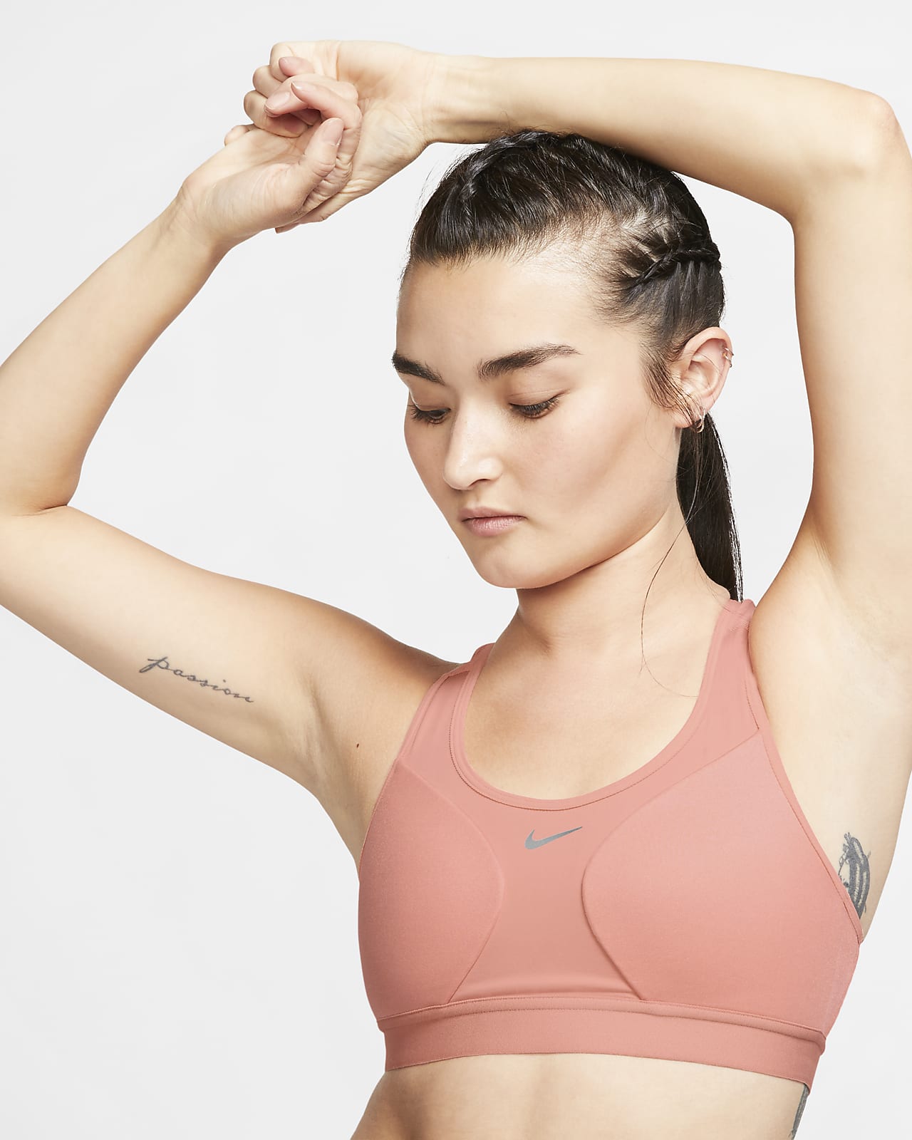 nike high neck bra