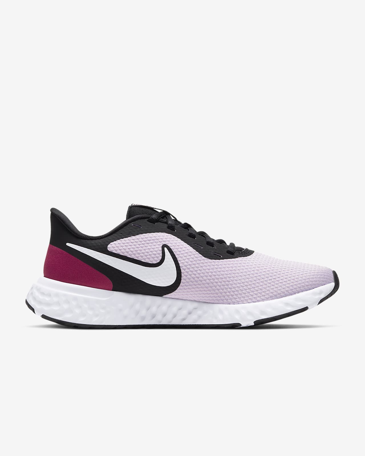 nike black and purple running shoes