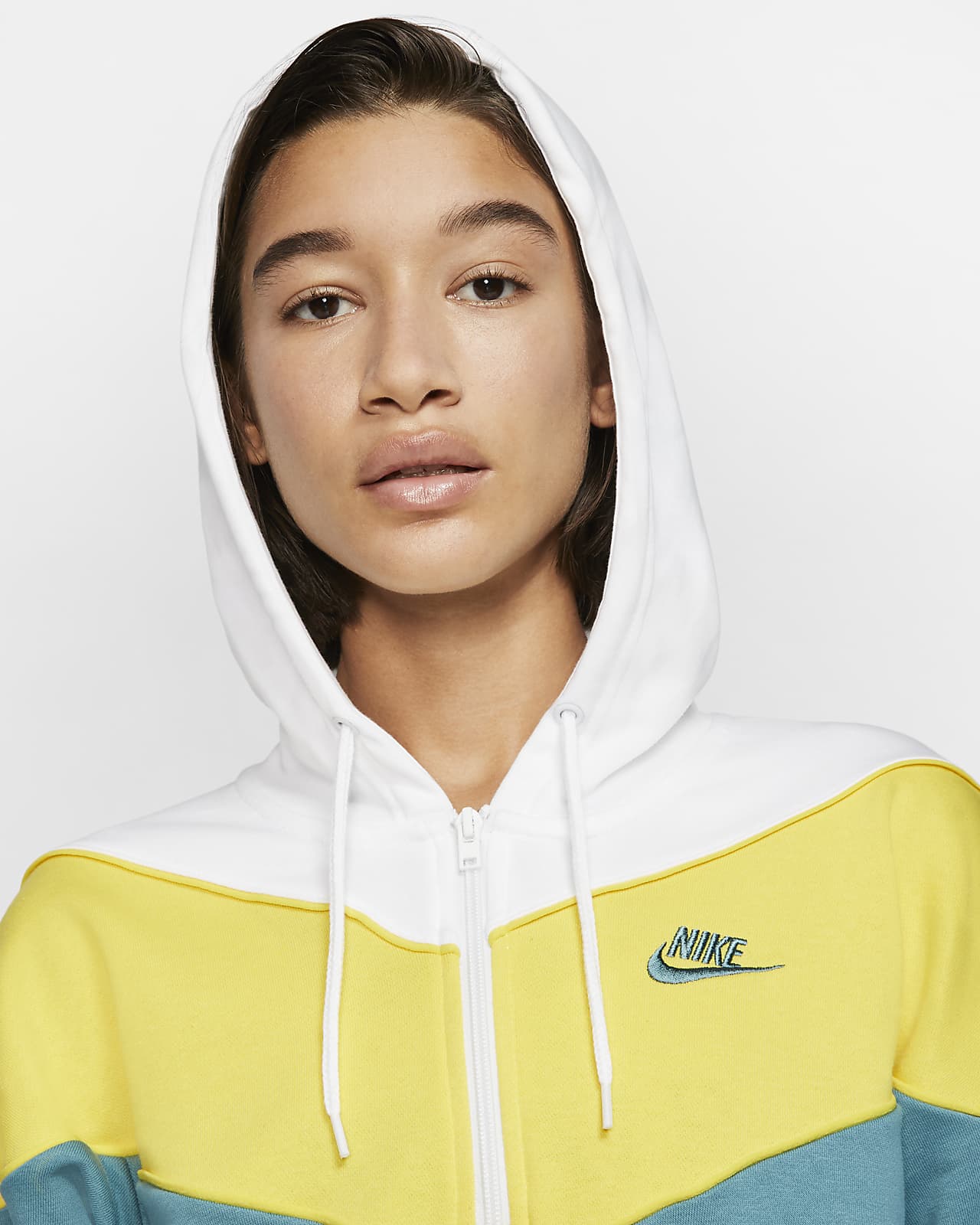 nike sportswear heritage women's fleece hoodie