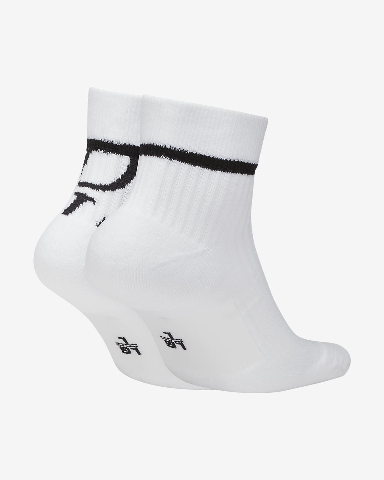 Nike SNKR Sox JDI Ankle Socks (2 Pairs 