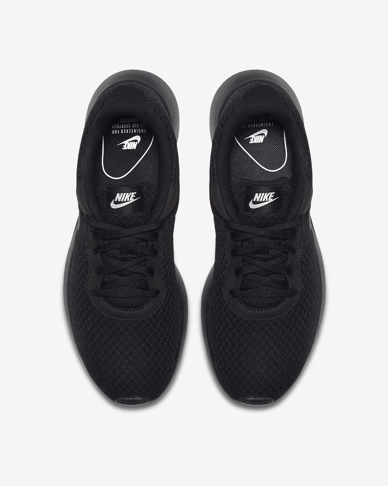 all black nike tanjun women's