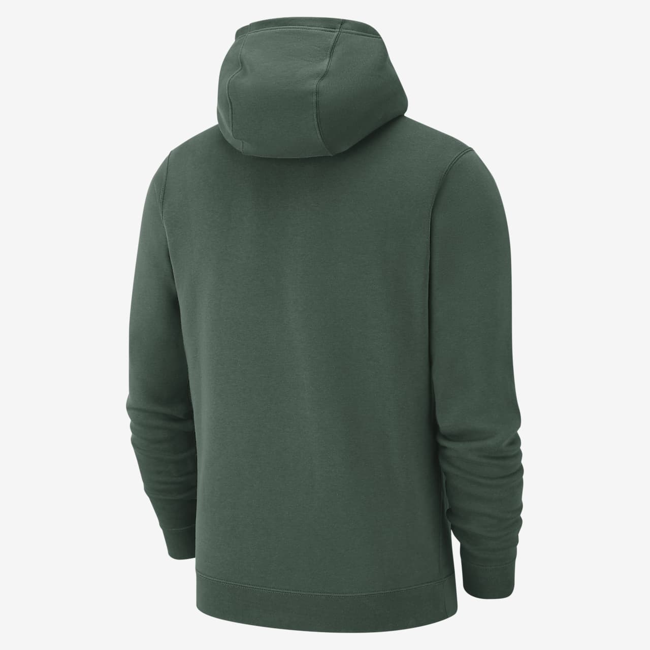 green nike zip hoodie