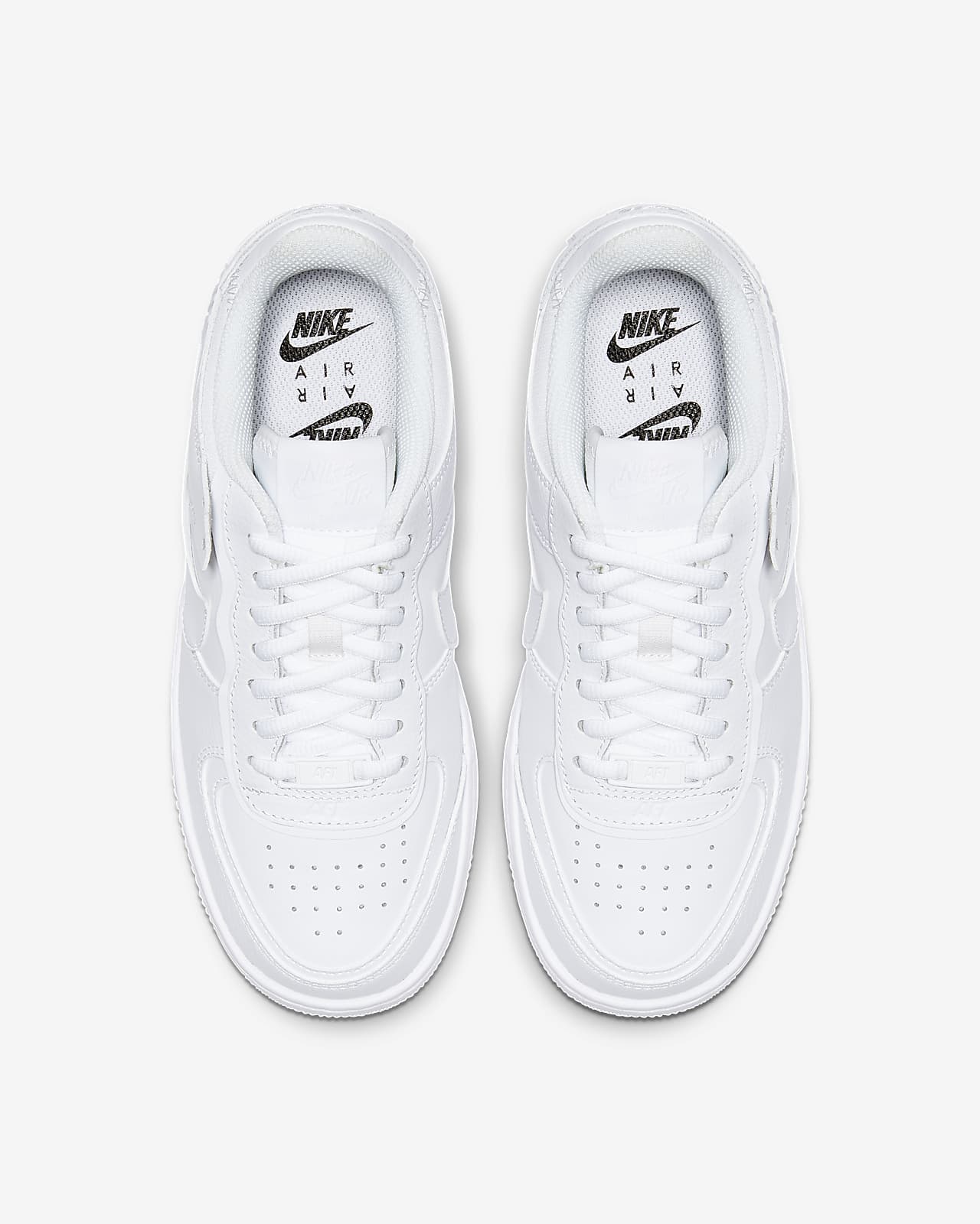 women's black and white nike air force 1
