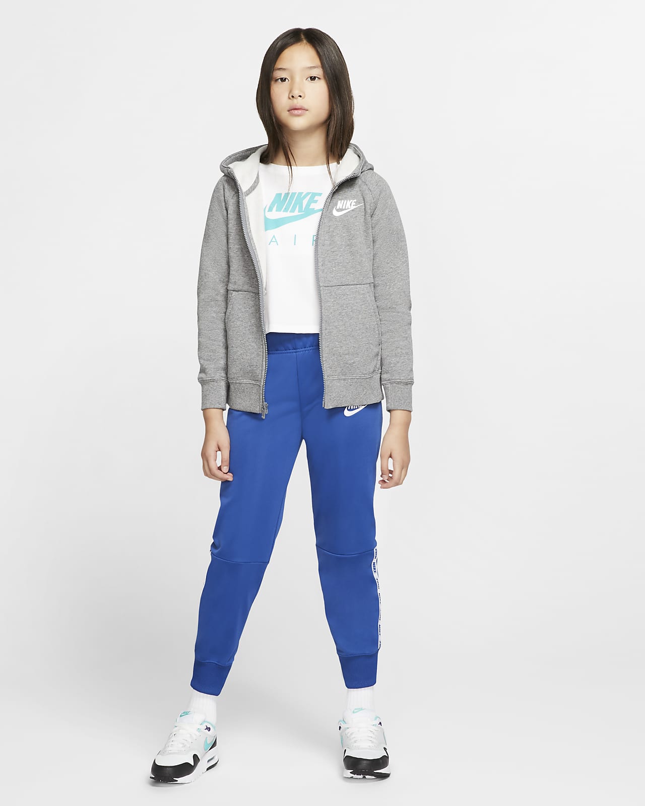 Nike Sportswear Sudadera con capucha con cremallera completa - Niña. Nike ES