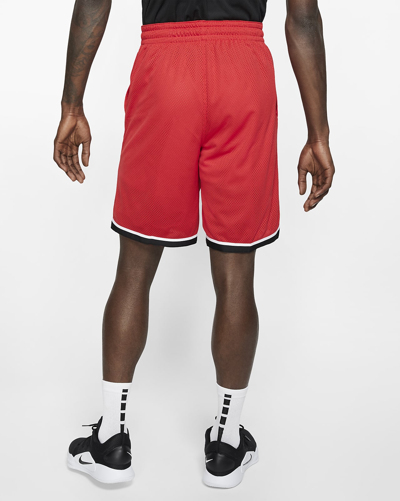 red nike dri fit shorts