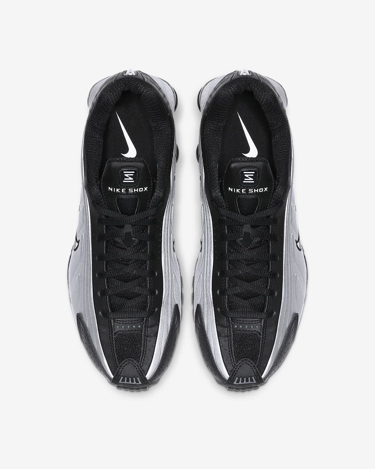nike shox r4 mens black