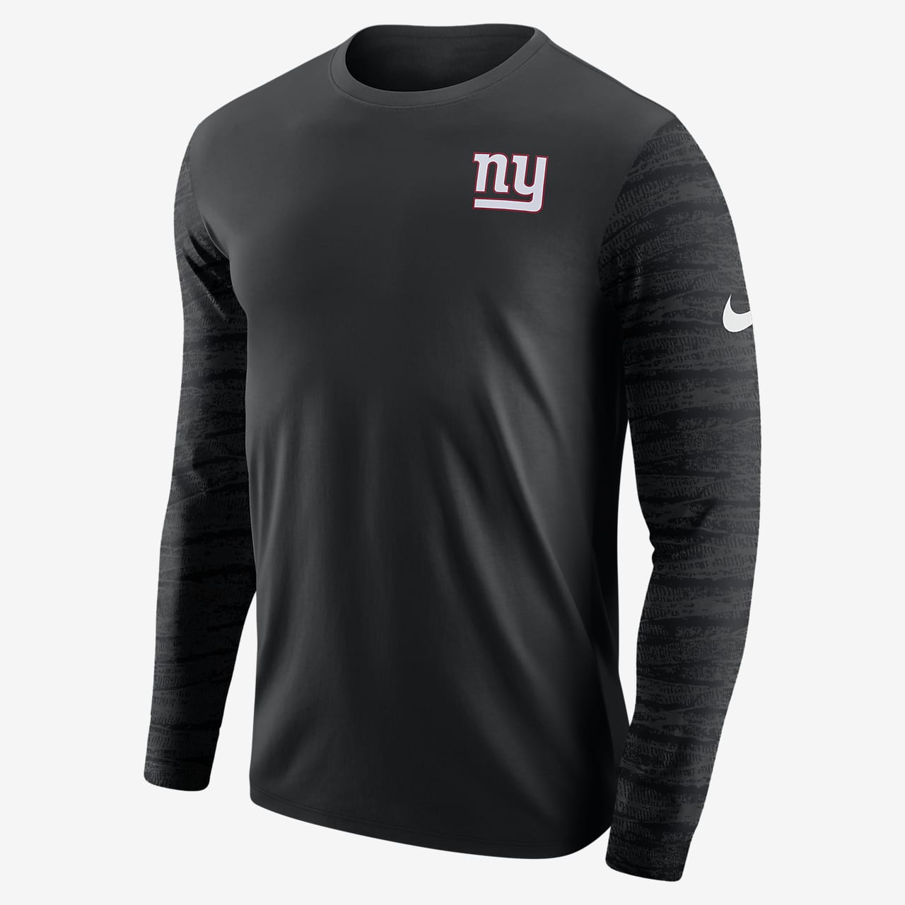 Nike Enzyme Pattern (NFL Giants) Men's Long-Sleeve T-Shirt. Nike LU