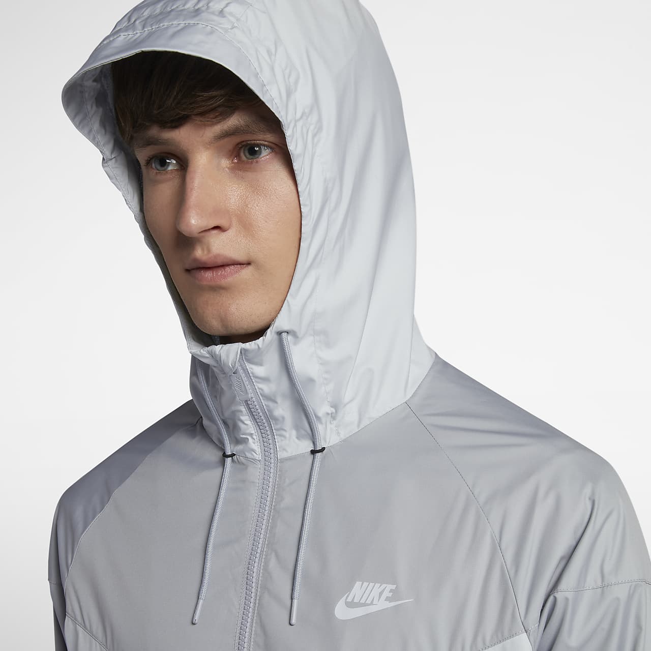 nike sportswear windrunner white