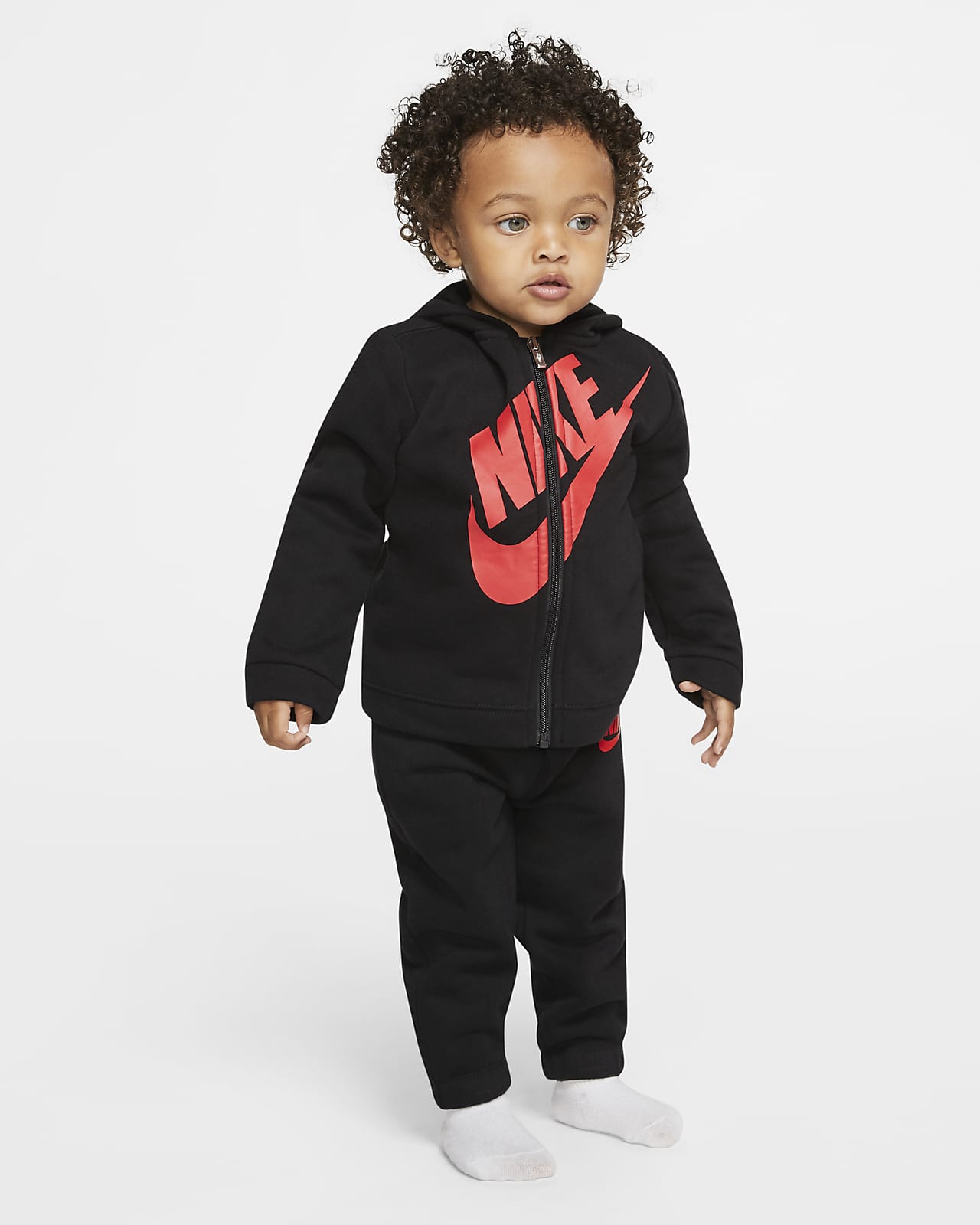 Absoluto Remolque Pinchazo Conjunto de sudadera con capucha y pantalones para bebé (de 12 a 24 meses)  Nike Sportswear. Nike.com