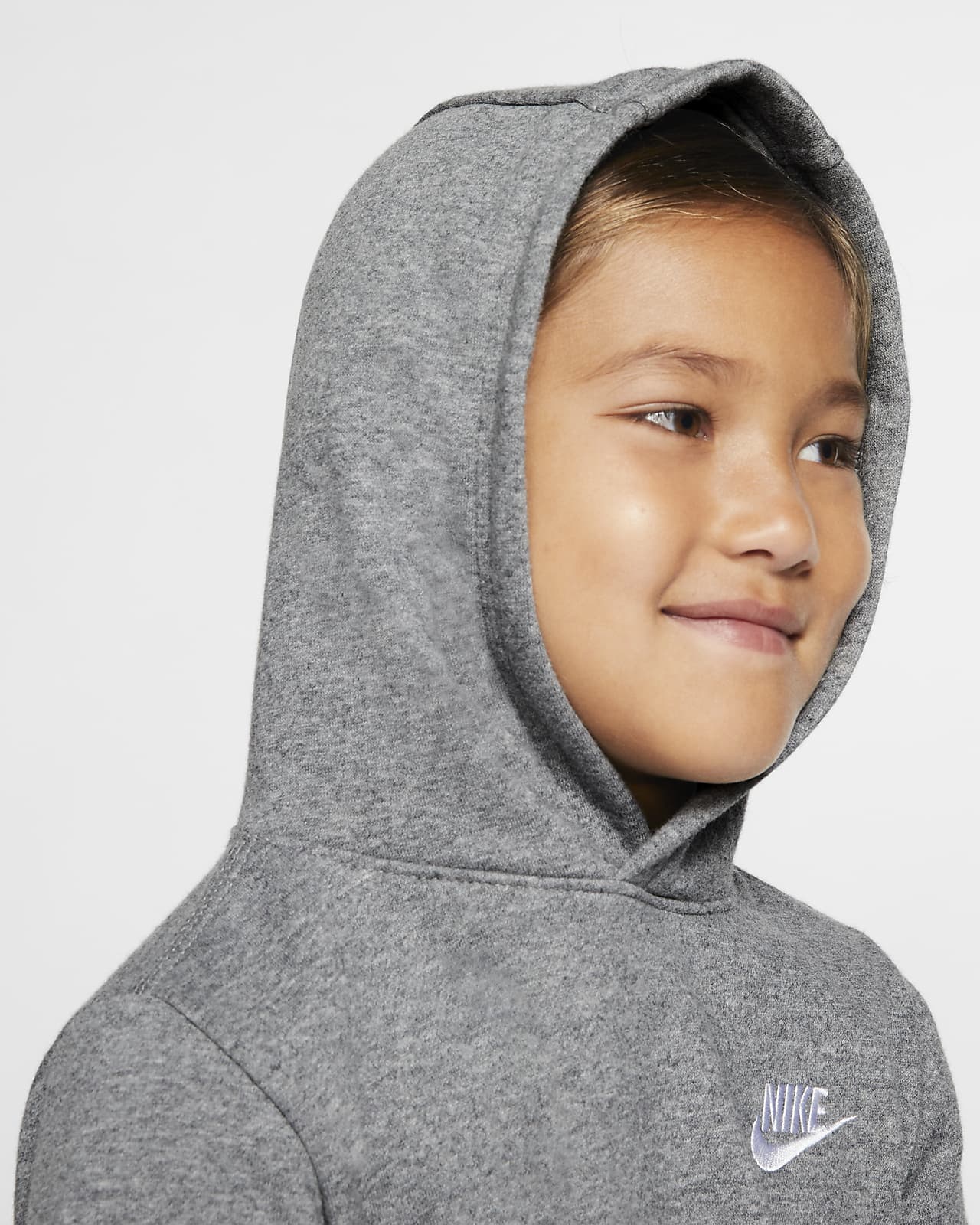 nike youth club fleece hoodie