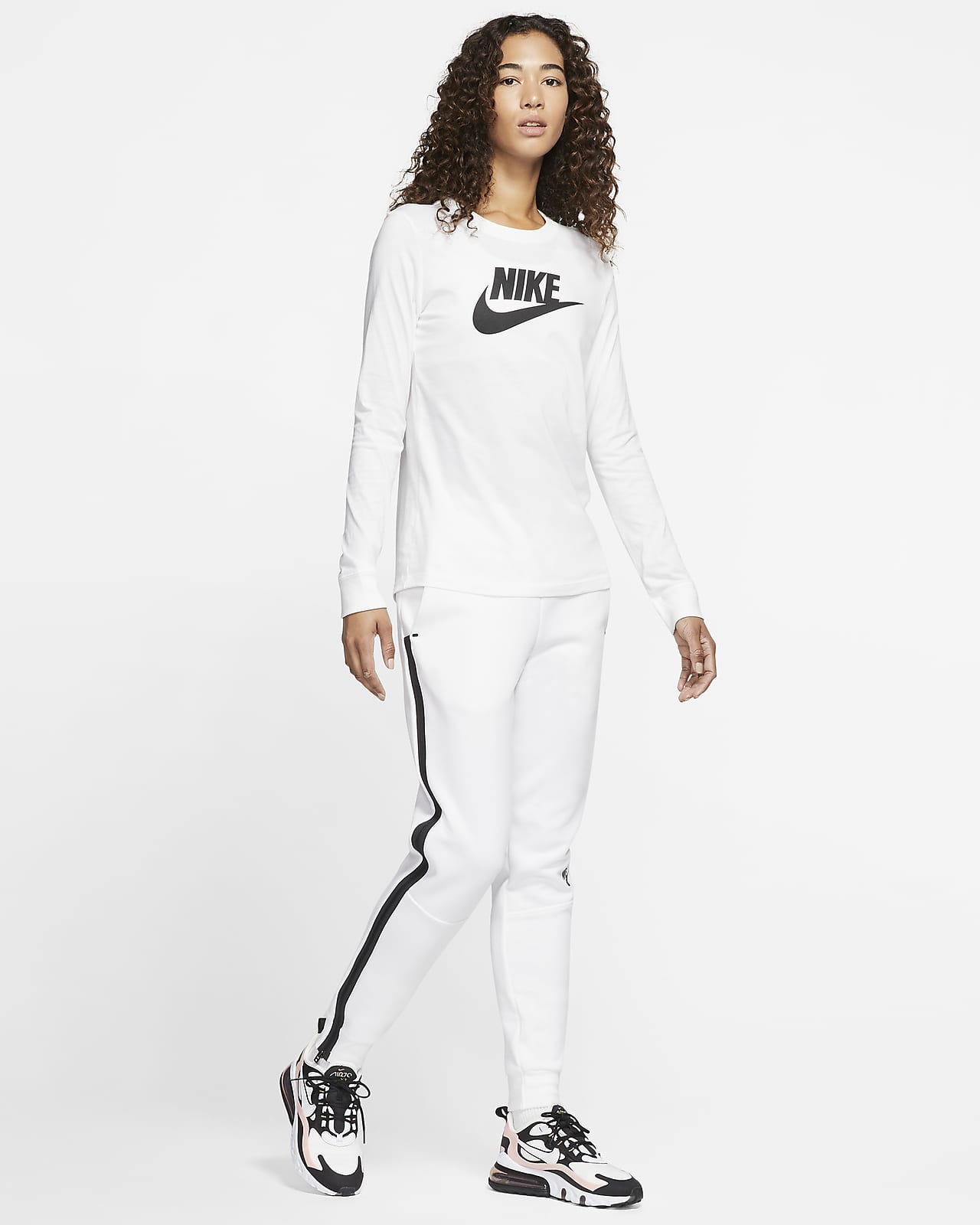 tee shirt blanc nike femme