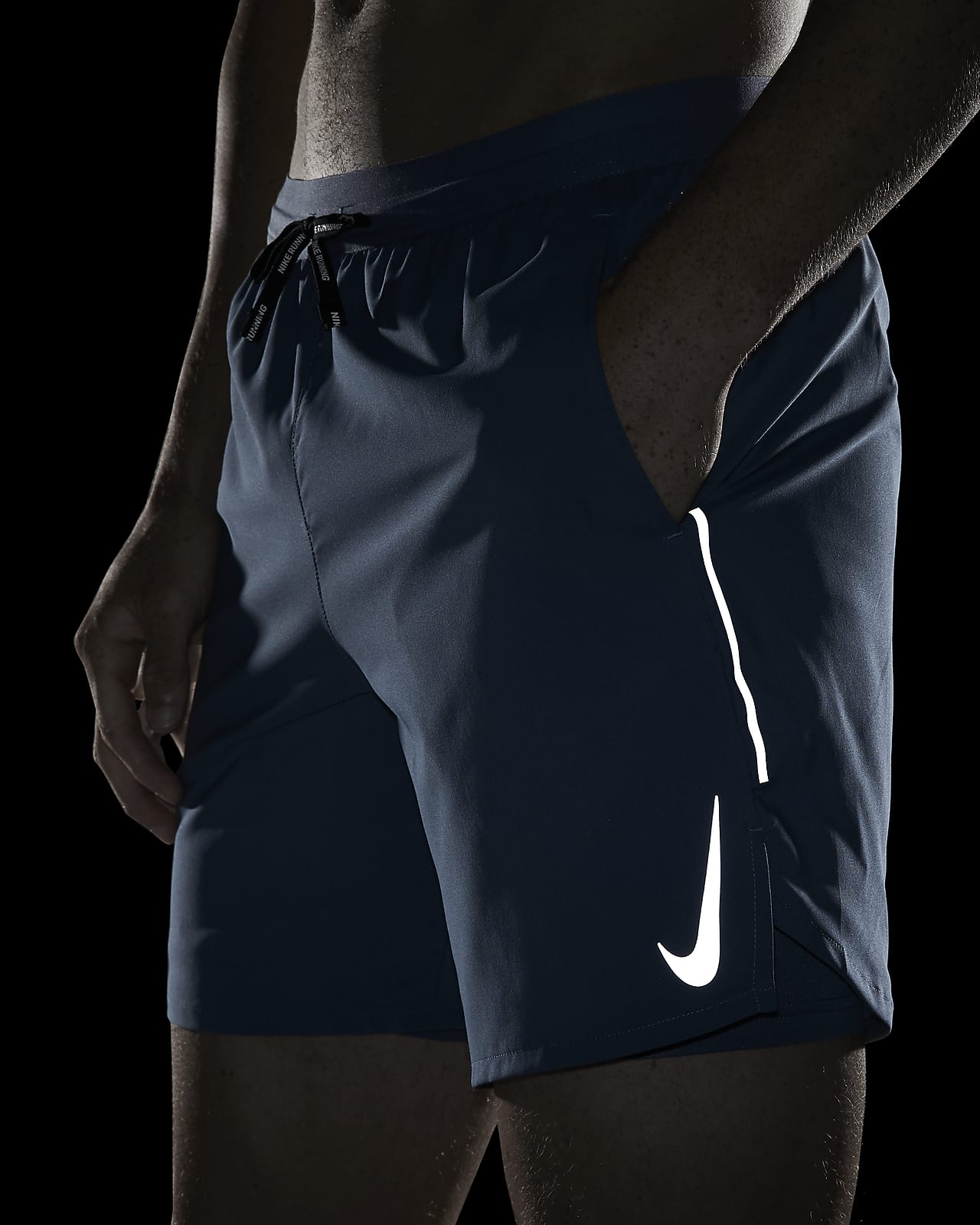 Nike, Dri-FIT Stride Men's 7 2-In-1 Running Shorts, Black