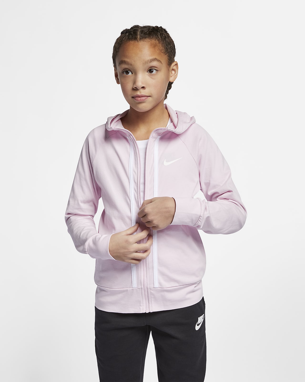 Nike Sportswear Hoodie für ältere Kinder (Mädchen) mit durchgehendem Reißverschluss