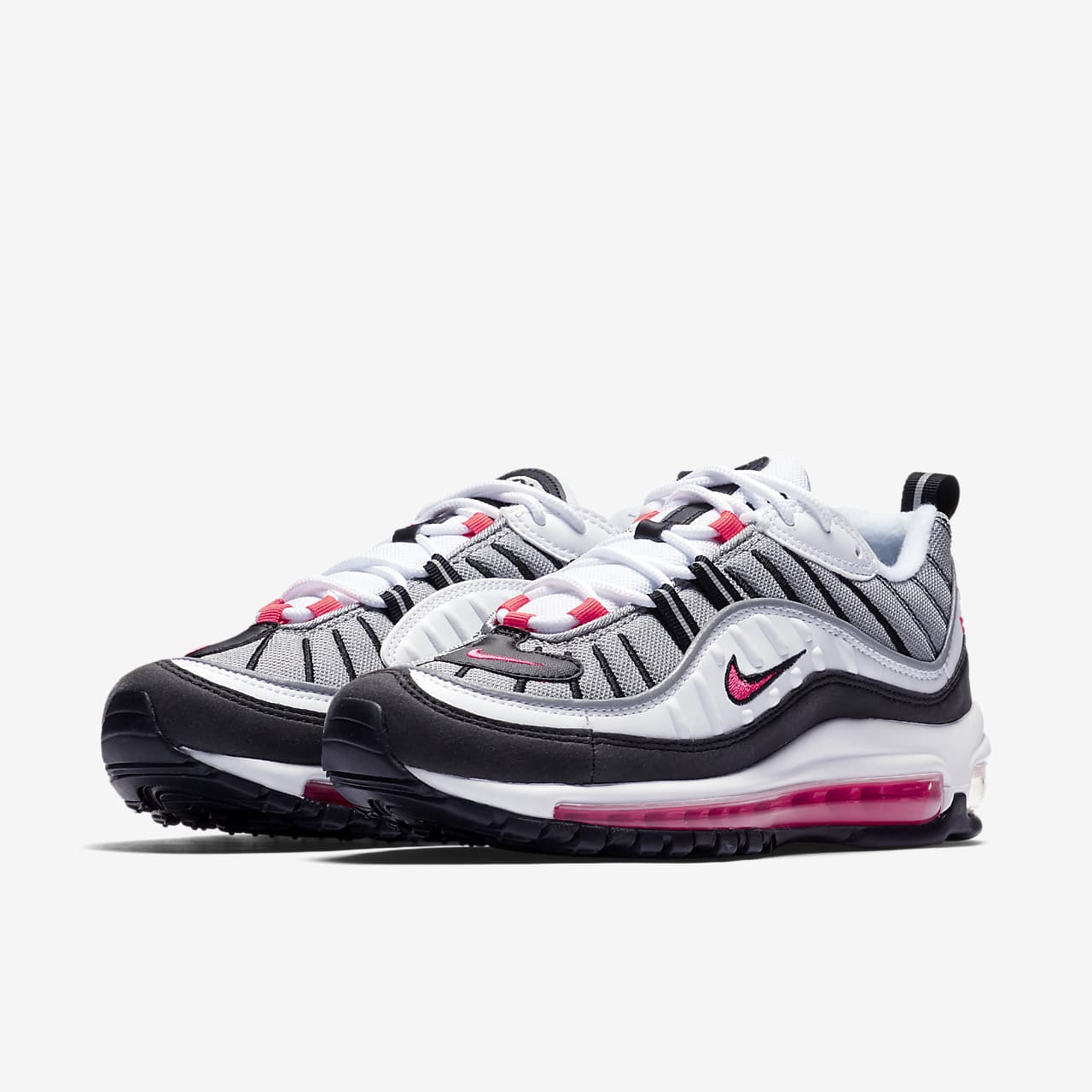 Nike air max 98 womens black and outlet pink