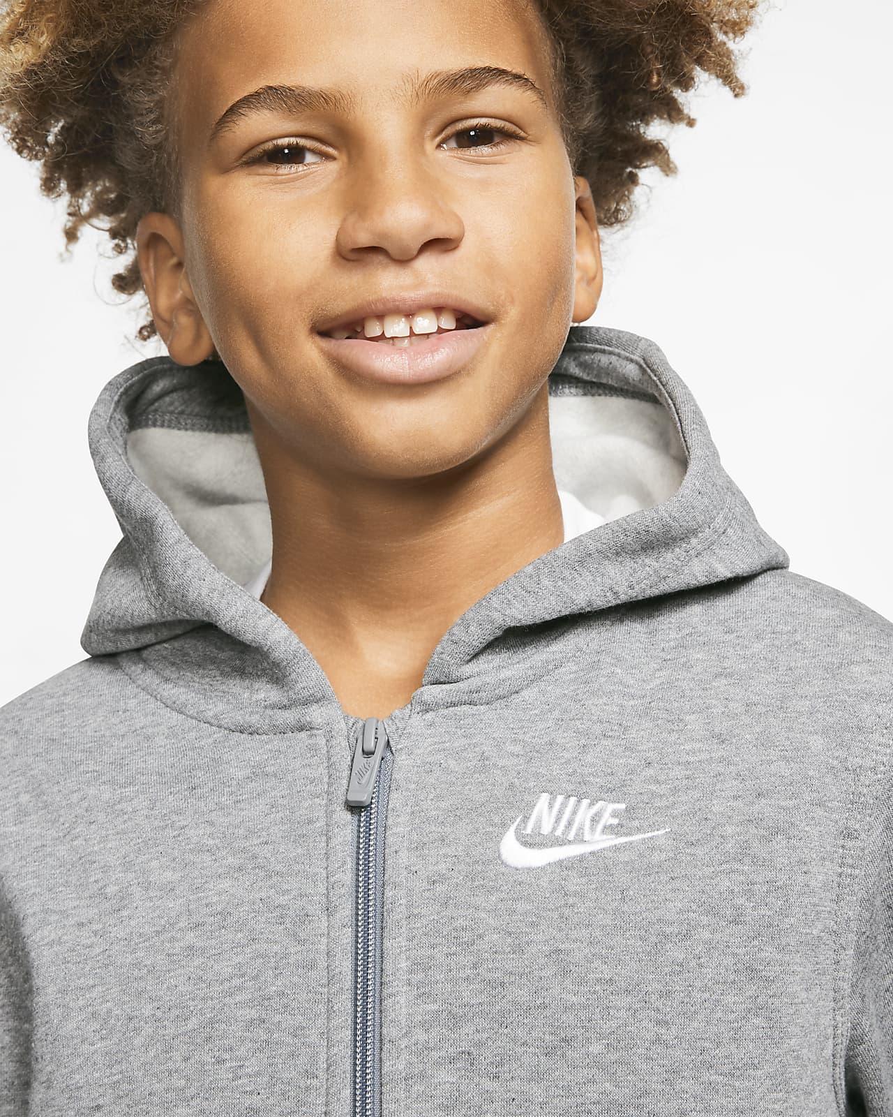 Nike Sportswear Club Sudadera con capucha y cremallera - Niño/a. Nike ES