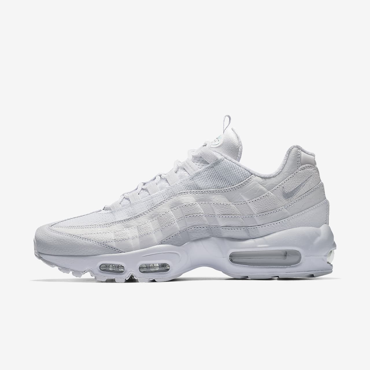 grey and white air max 95