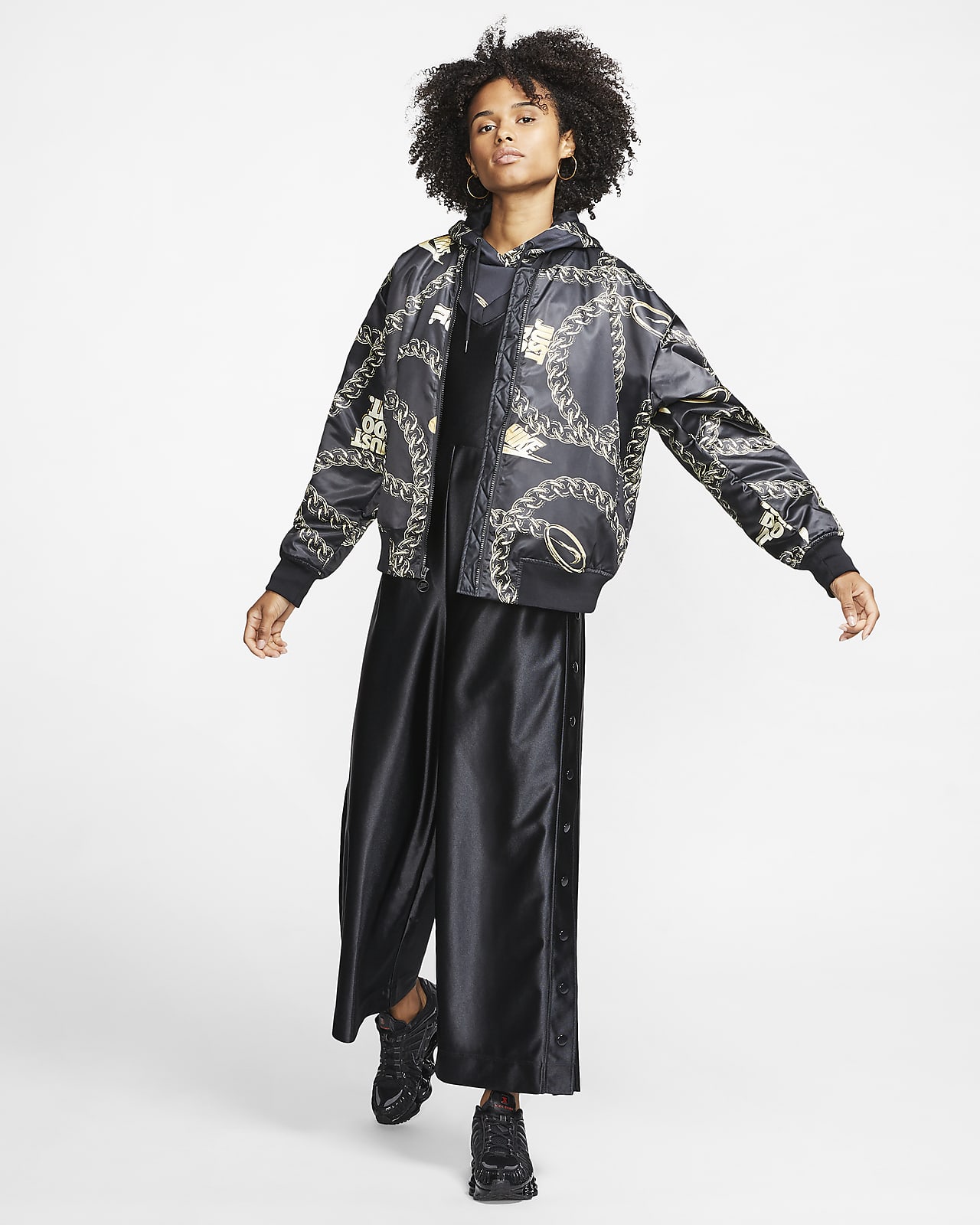 nike wide leg jumpsuit