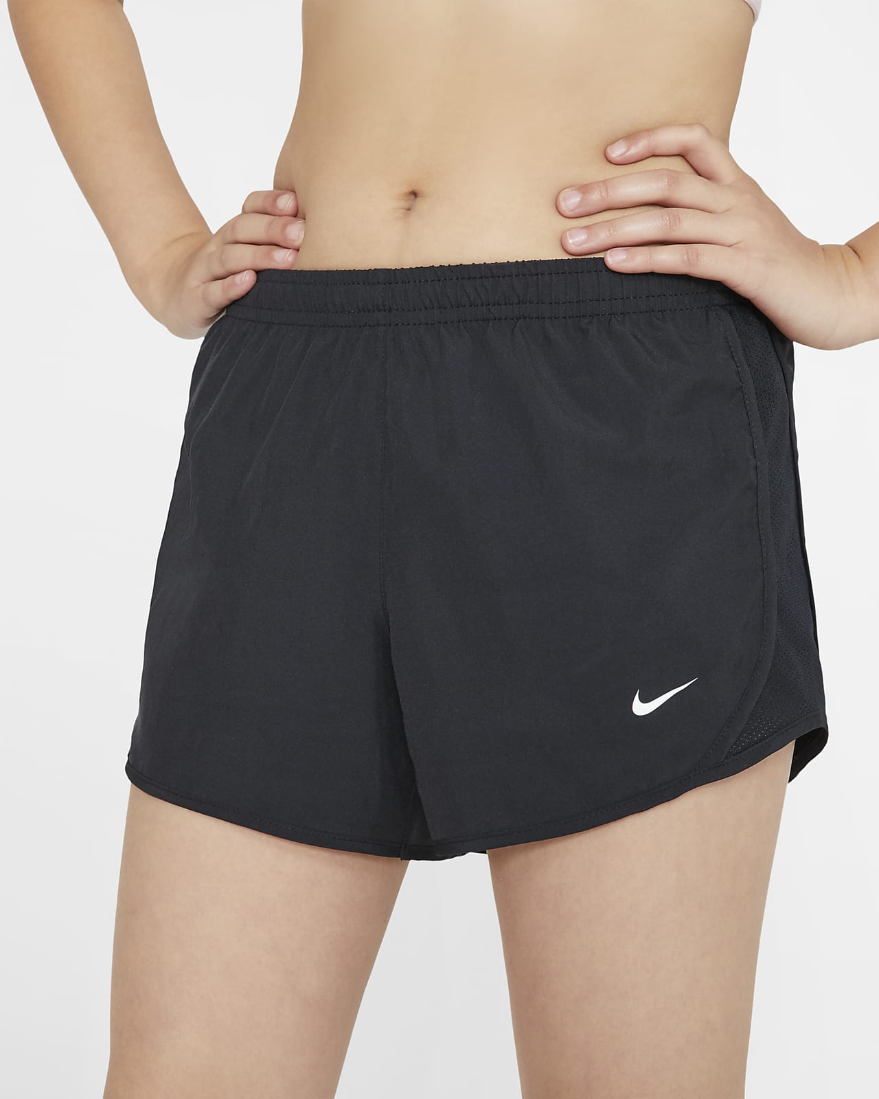 Shorts de running para niñas talla grande Nike DriFIT Tempo.