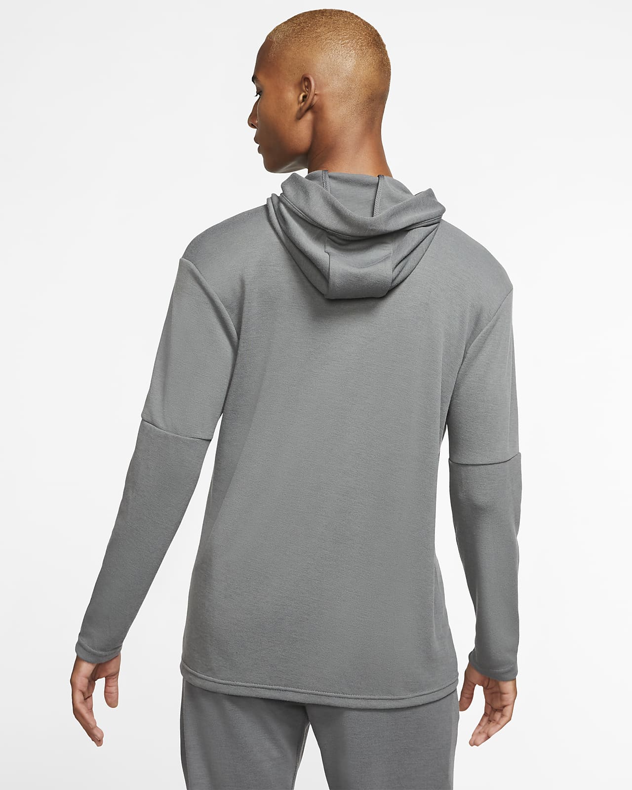 nike dri fit grey hoodie