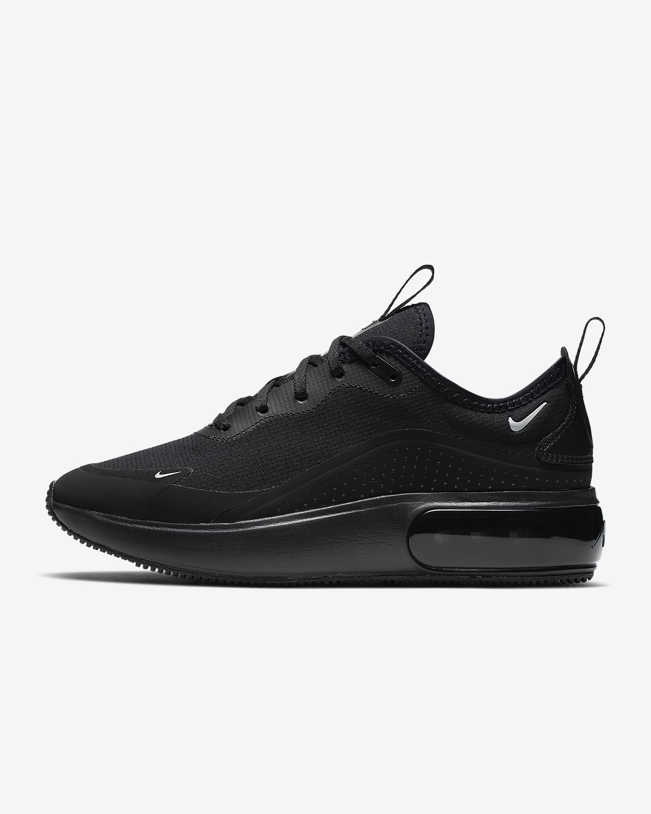 nike black and grey winter air max dia trainers