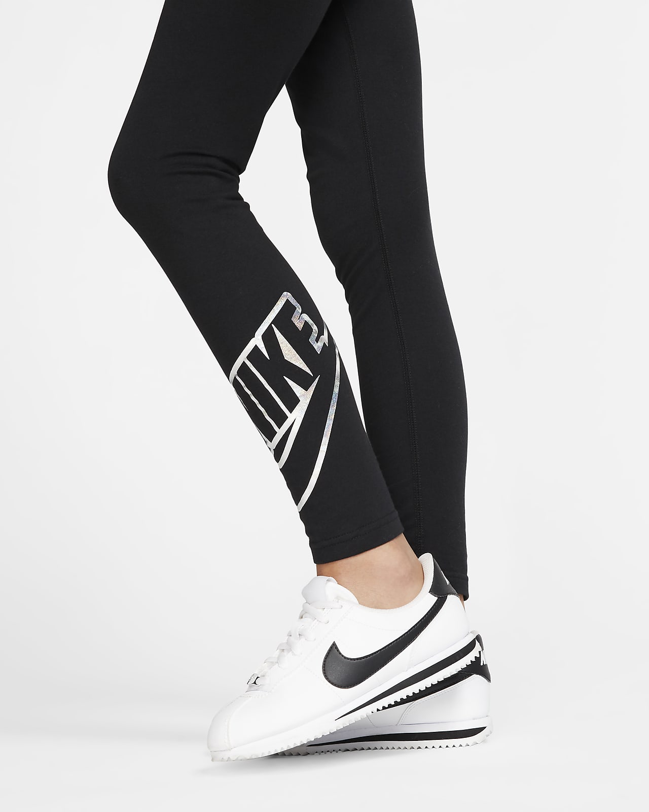 girls black nike leggings