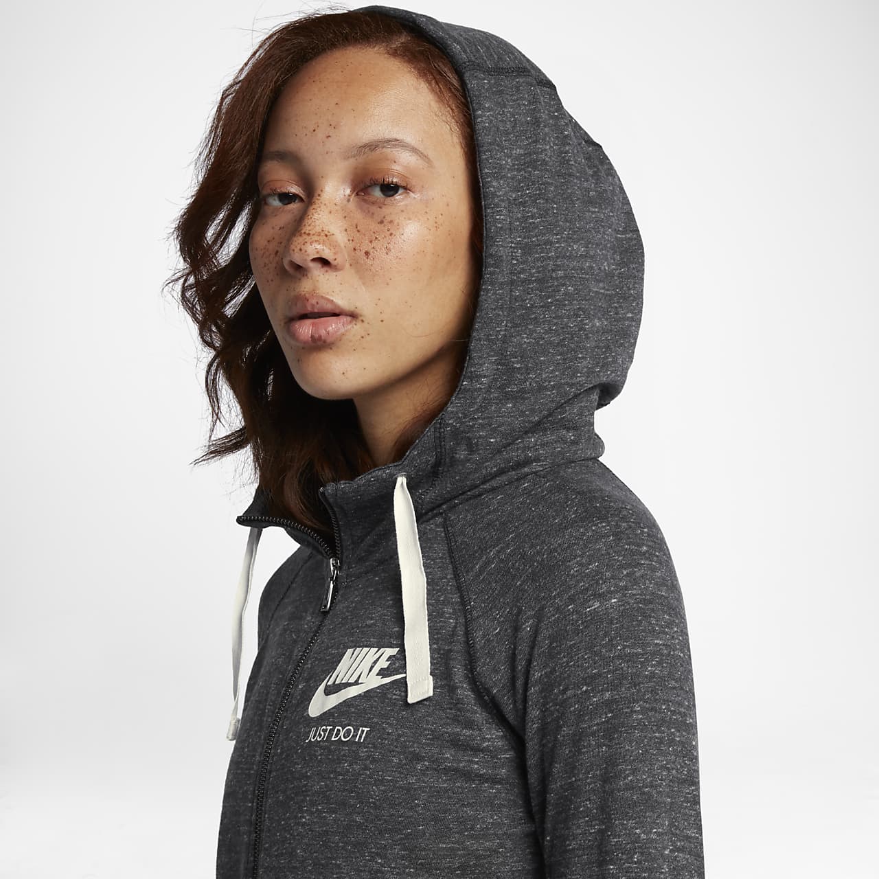 Nike Sportswear Gym Vintage Tam Boy Fermuarli Kadin Kapusonlu Ust Nike Tr