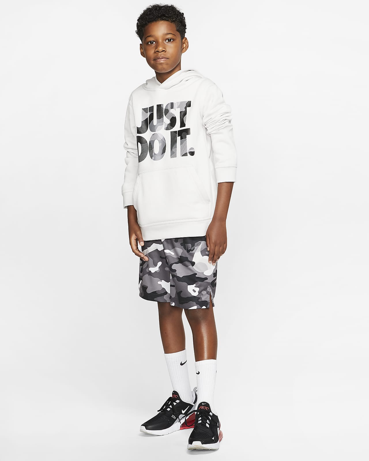 boys nike camo hoodie