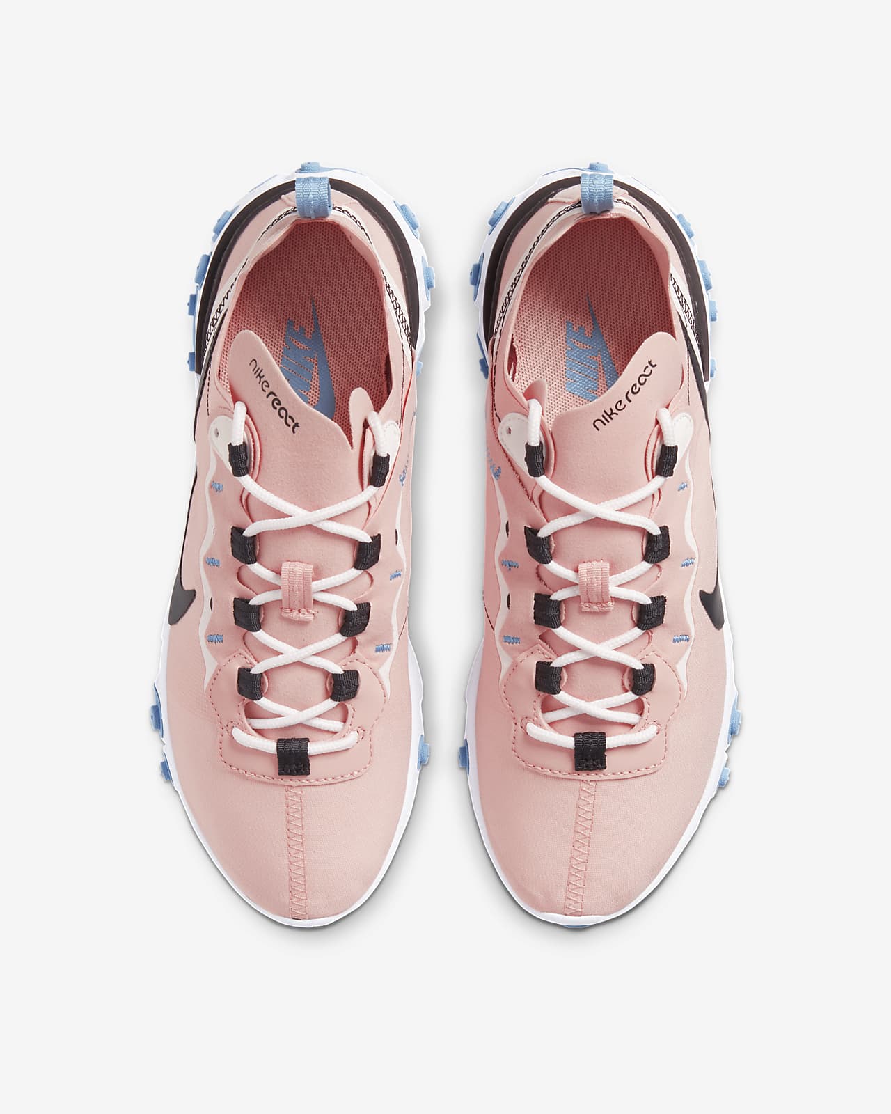 react element 55 grey and pink