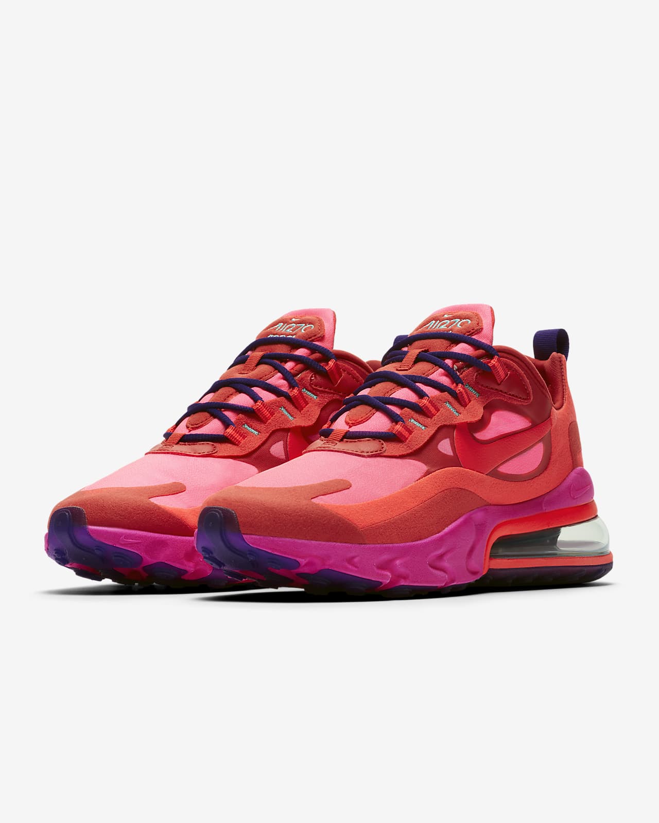 nike wmns air max 270 react mystic red