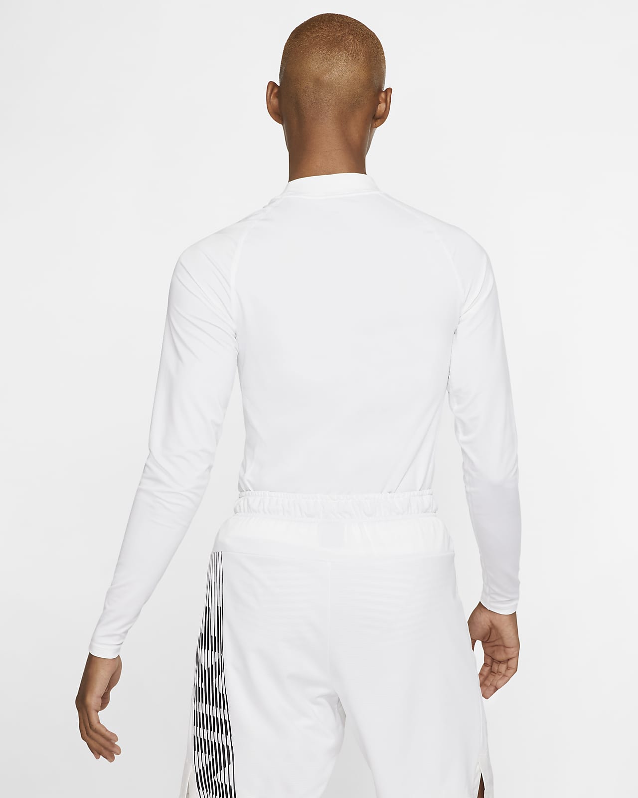 nike men's mock neck long sleeve thermal top