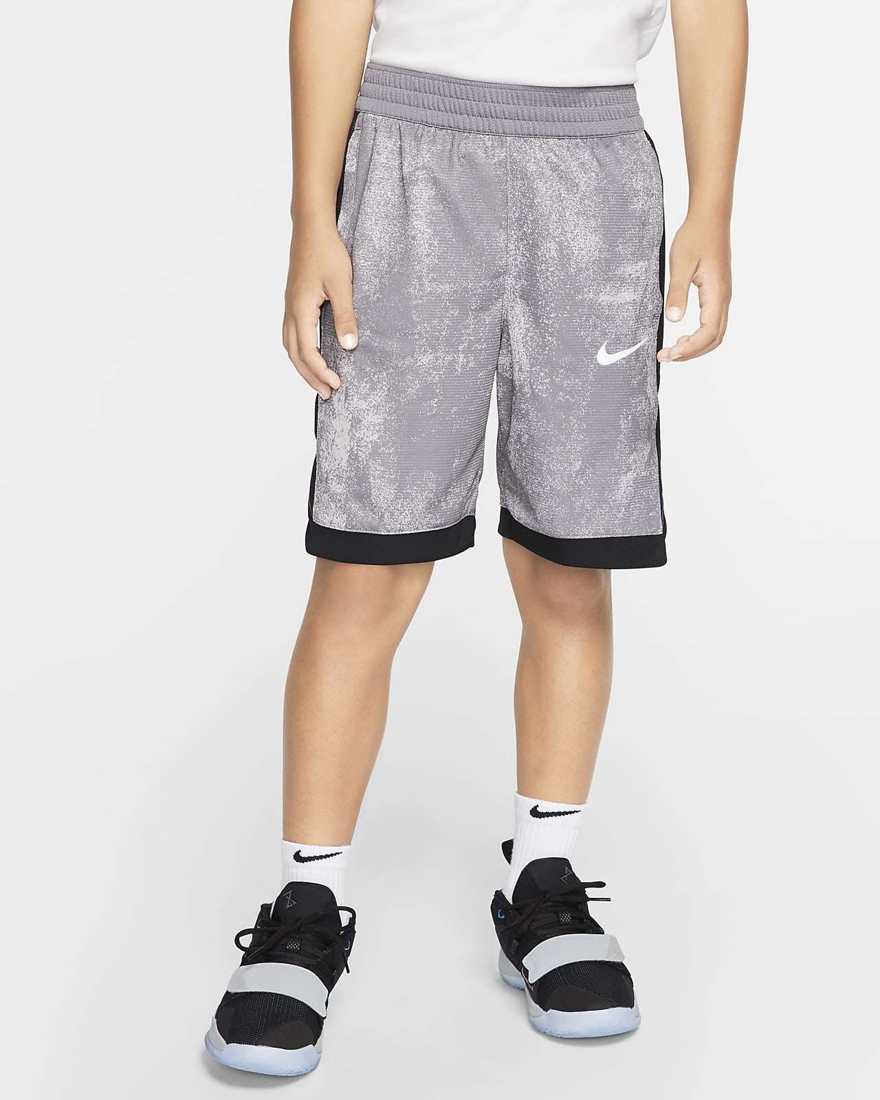 Nike Dri-FIT Elite Boys' Printed Basketball Shorts. Nike SG