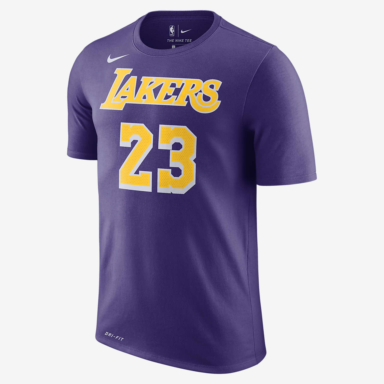 LeBron James Los Angeles Lakers Nike Dri-FIT Men's NBA T-Shirt