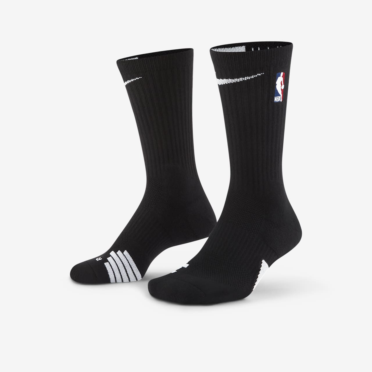 black and white socks nike