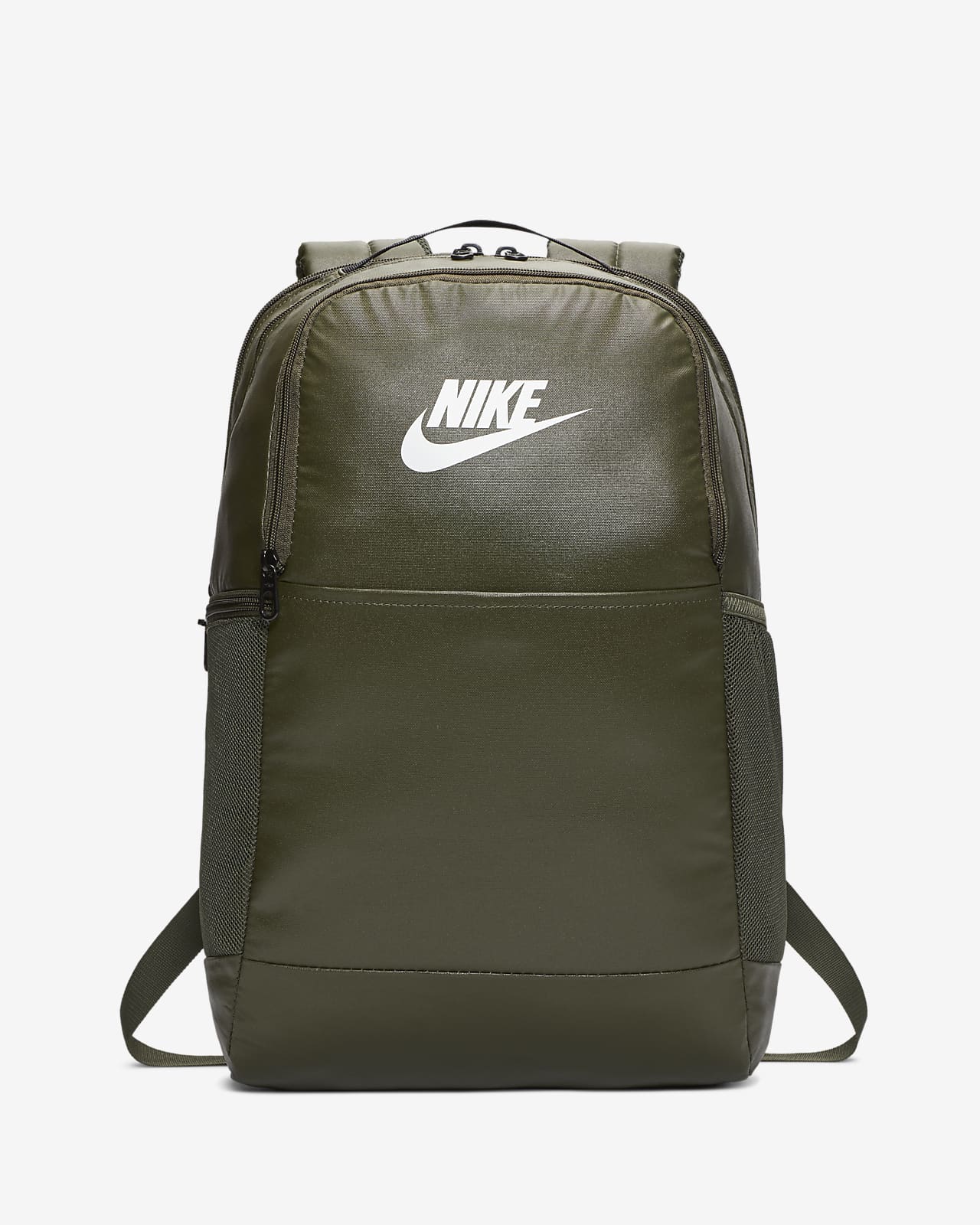 nike mini khaki green box backpack