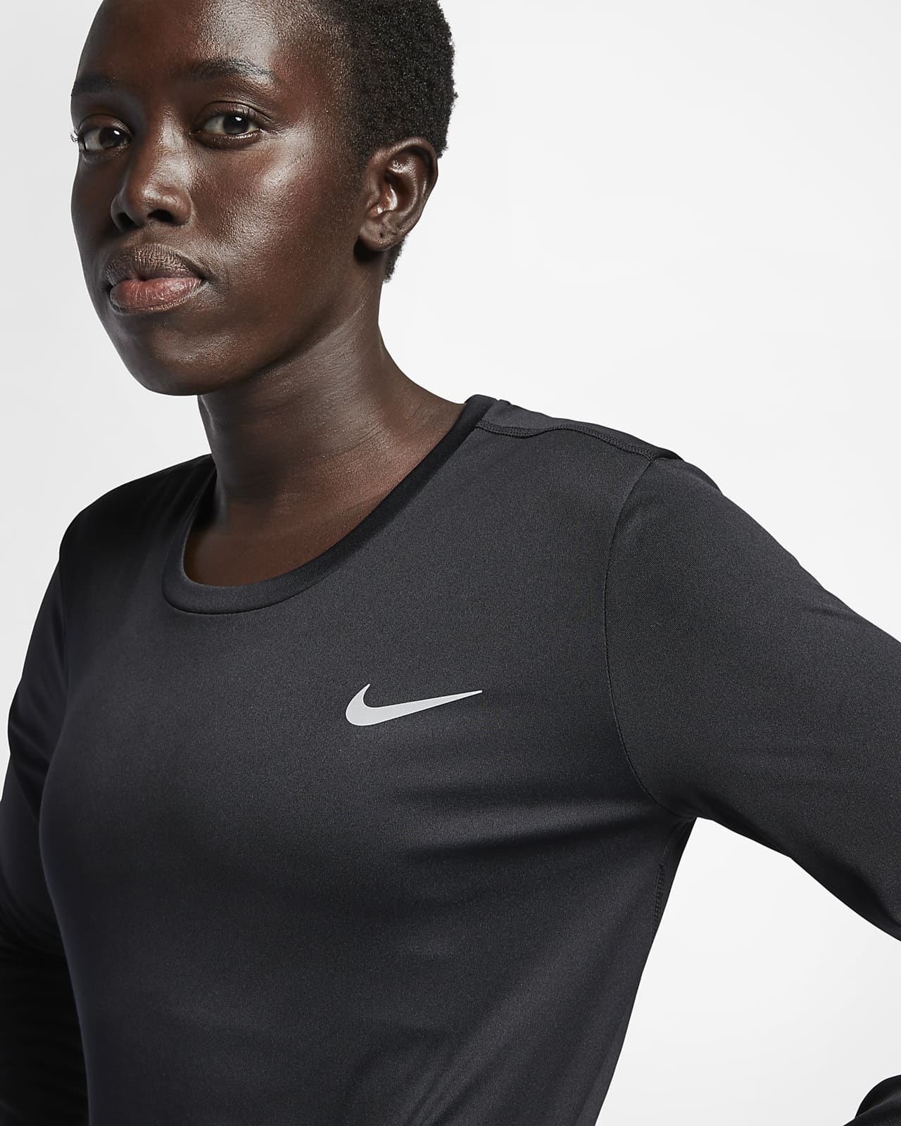 Prenda para la parte superior de running para mujer Nike Miler. Nike PR