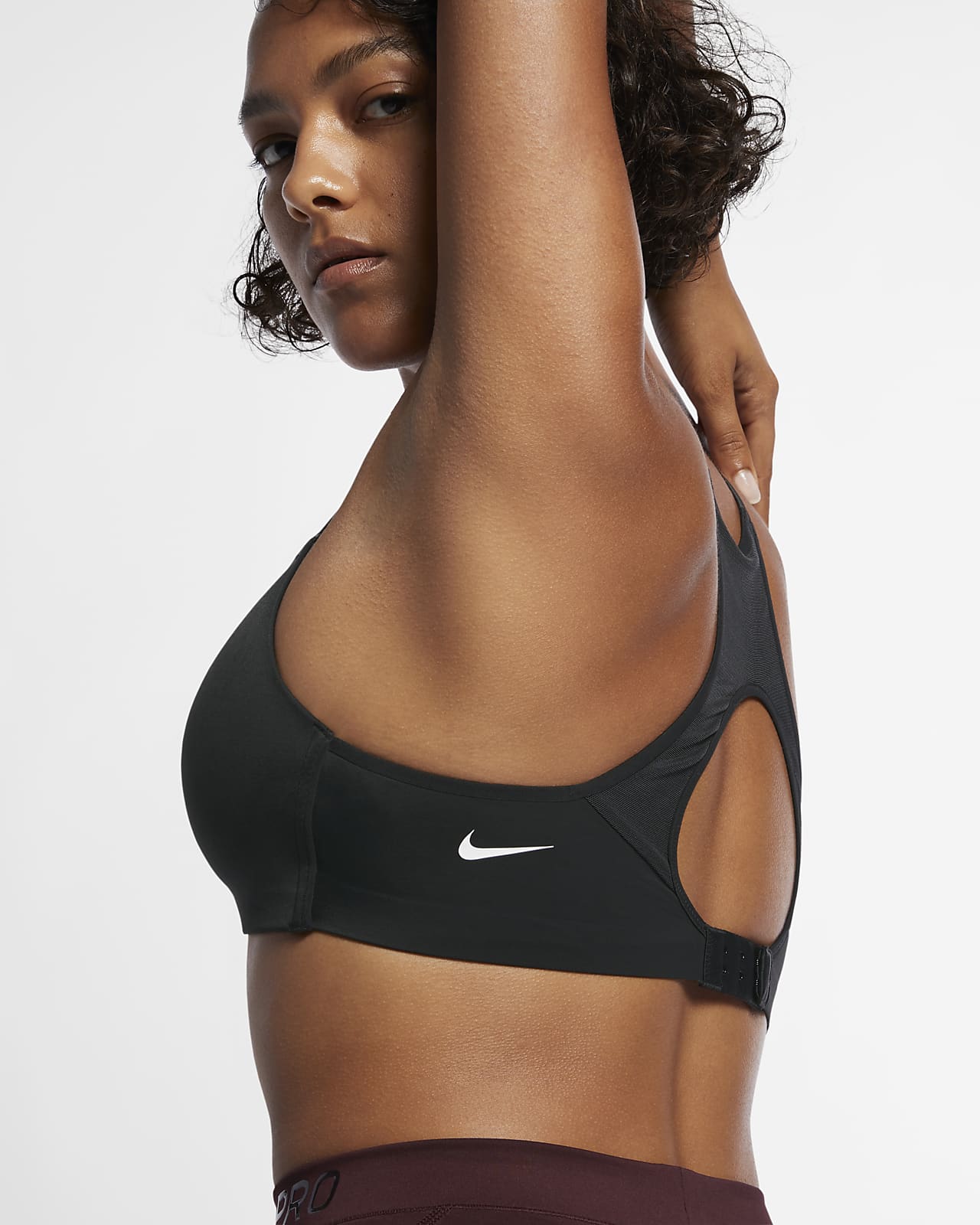 Nike Dri-Fit Orange and Black Sports Bra